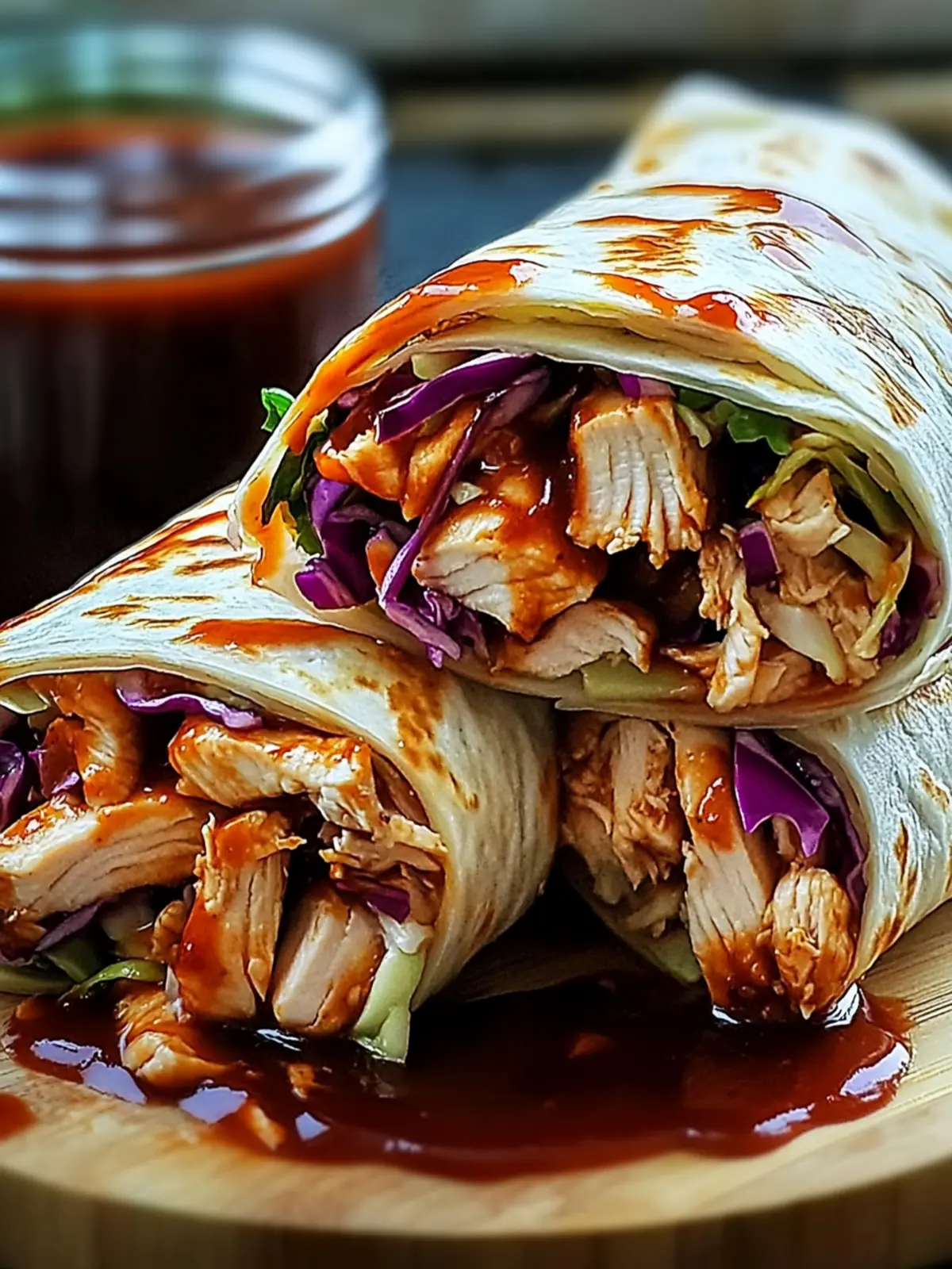 BBQ Chicken Coleslaw Wraps: Your New Favorite Summer Meal 4 BBQ Chicken Coleslaw Wraps