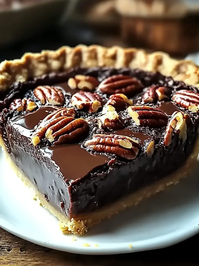 Texas Chocolate Pecan Pie