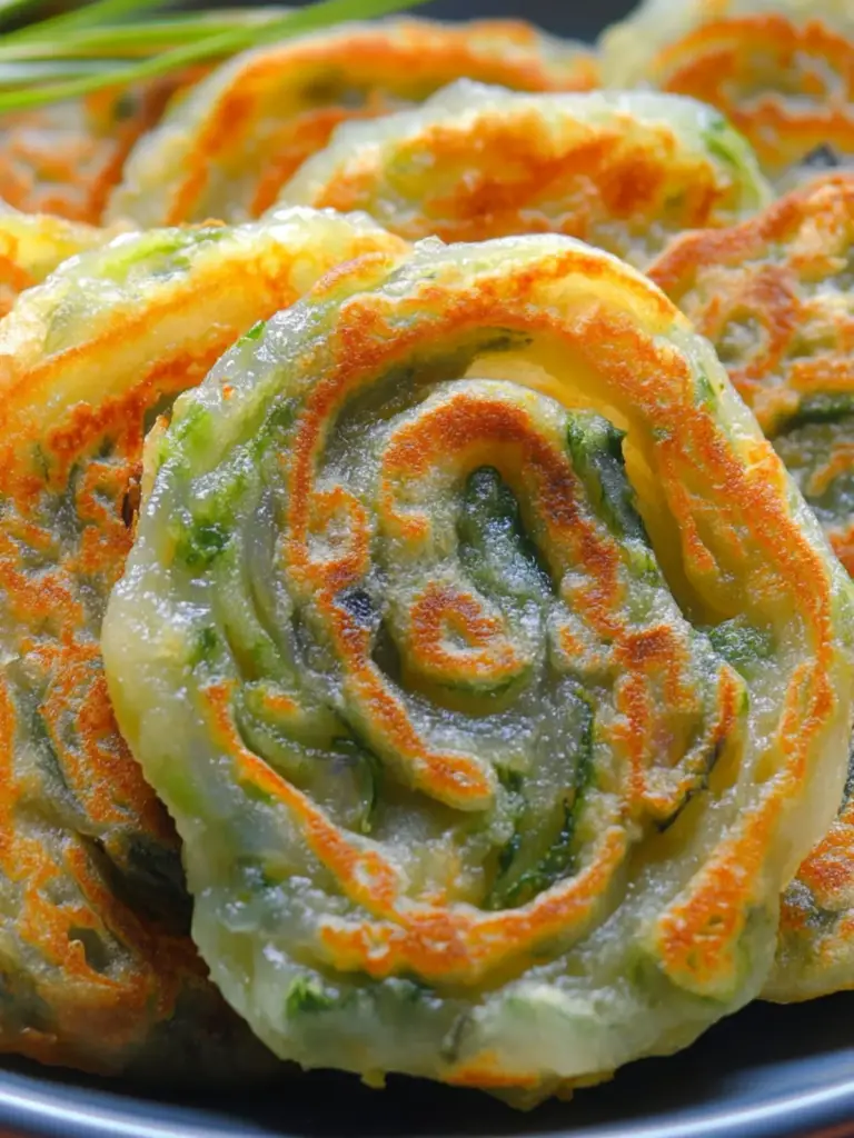Rice Paper Scallion Pancakes