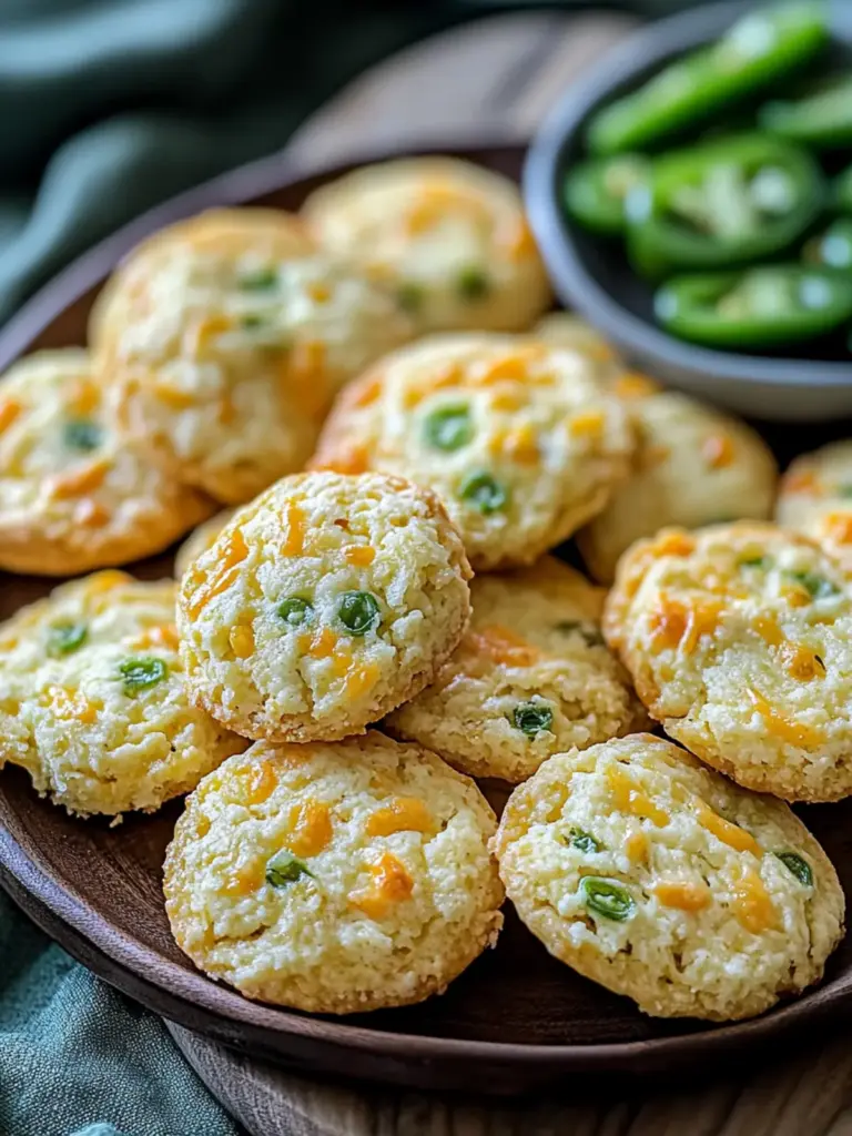 Cheesy Jalapeño Shortbread