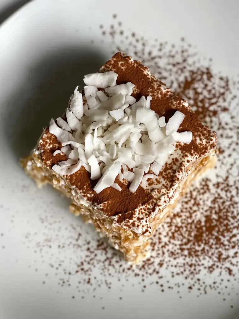 Coconut Rum (Coquito) Tiramisu