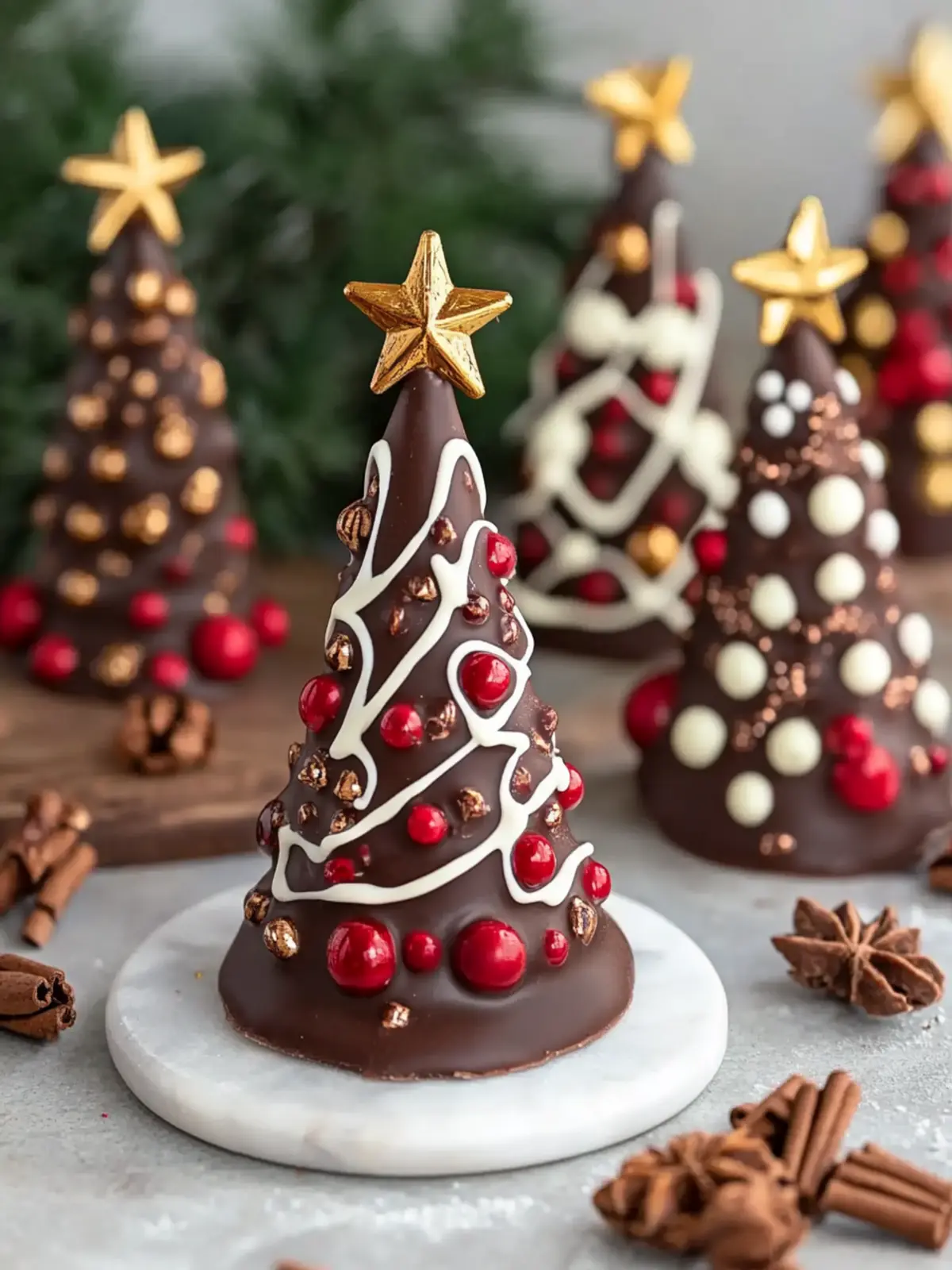 Festive Christmas Chocolate Trees That Wow Every Time 3 Christmas Chocolate Trees