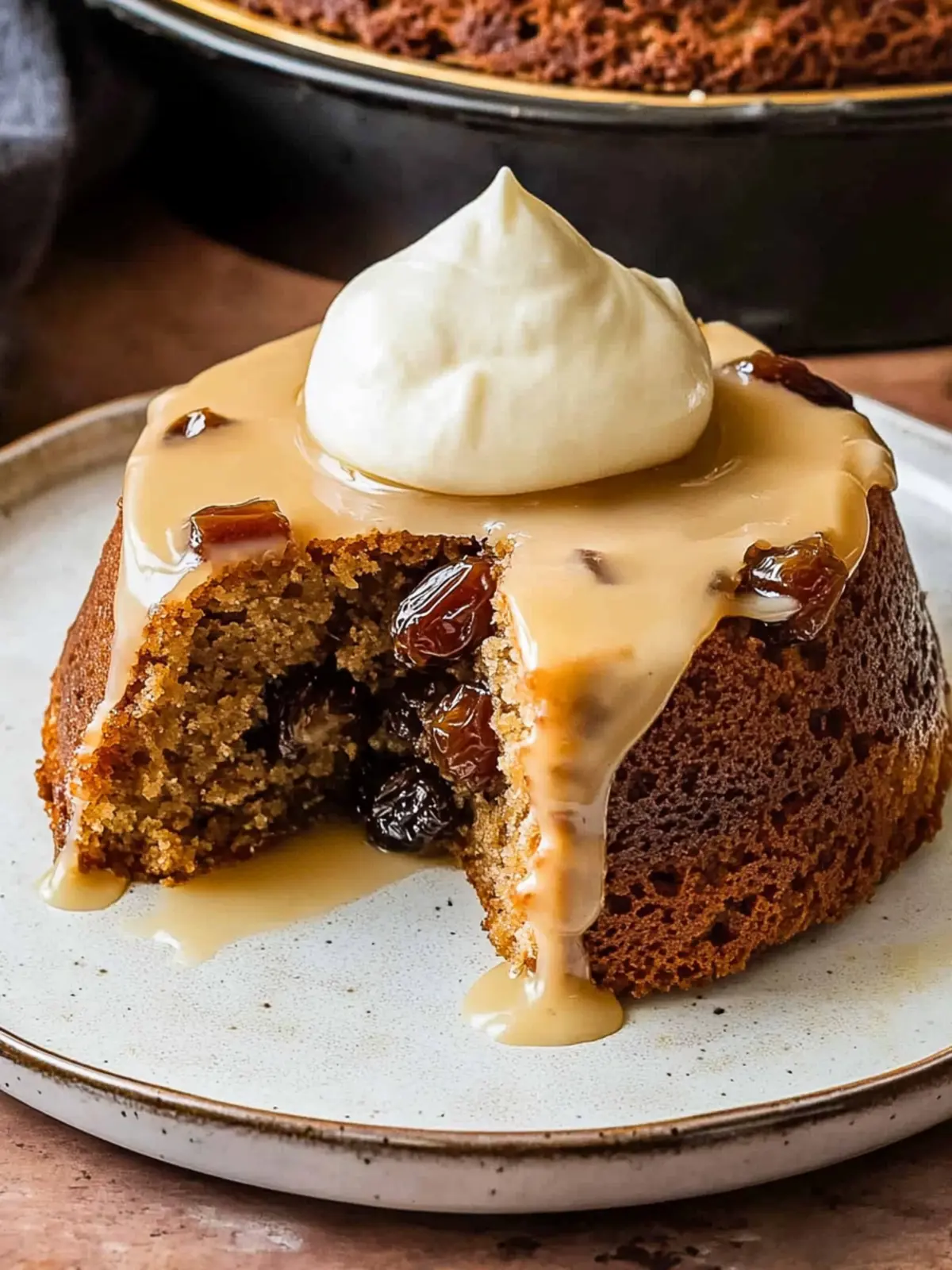 Deliciously Moist Date Cake with Irresistible Toffee Sauce 3 Date Cake
