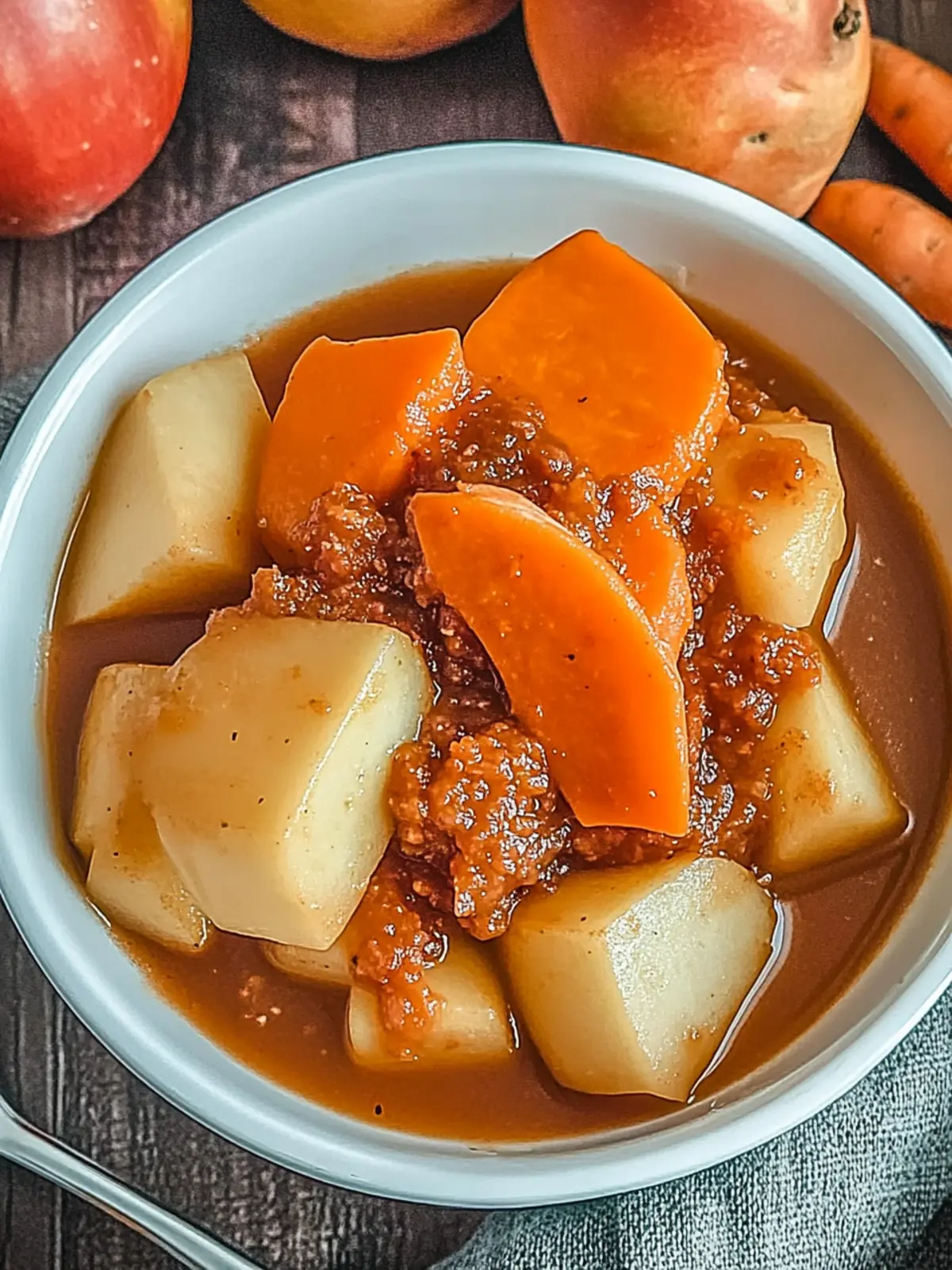 Sweet Potatoes and Apples: A Cozy Roasted Delight 4 Sweet Potatoes and Apples