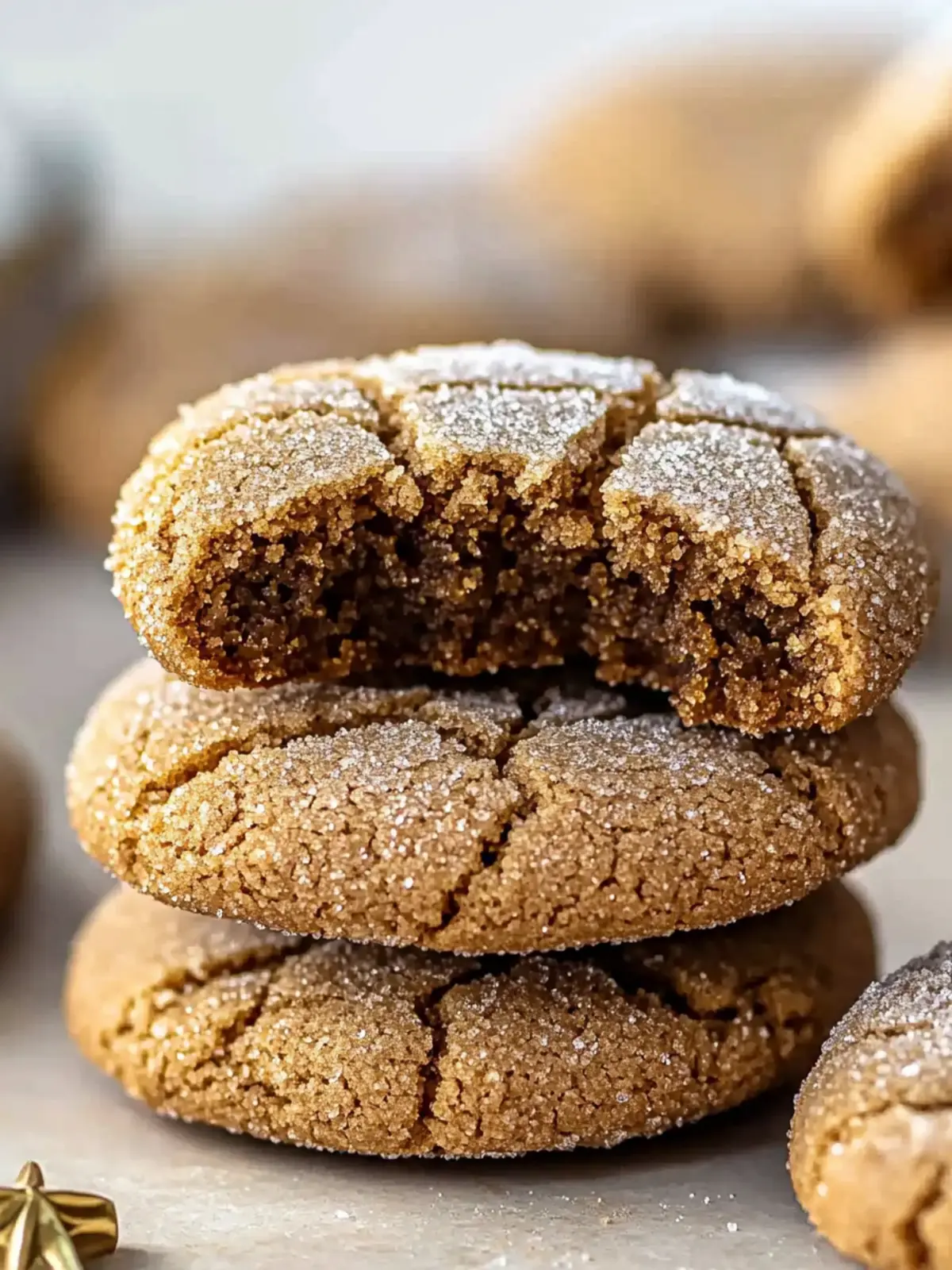 Decadent Molasses Crinkle Cookies That Melt in Your Mouth 2 Molasses Crinkle Cookies