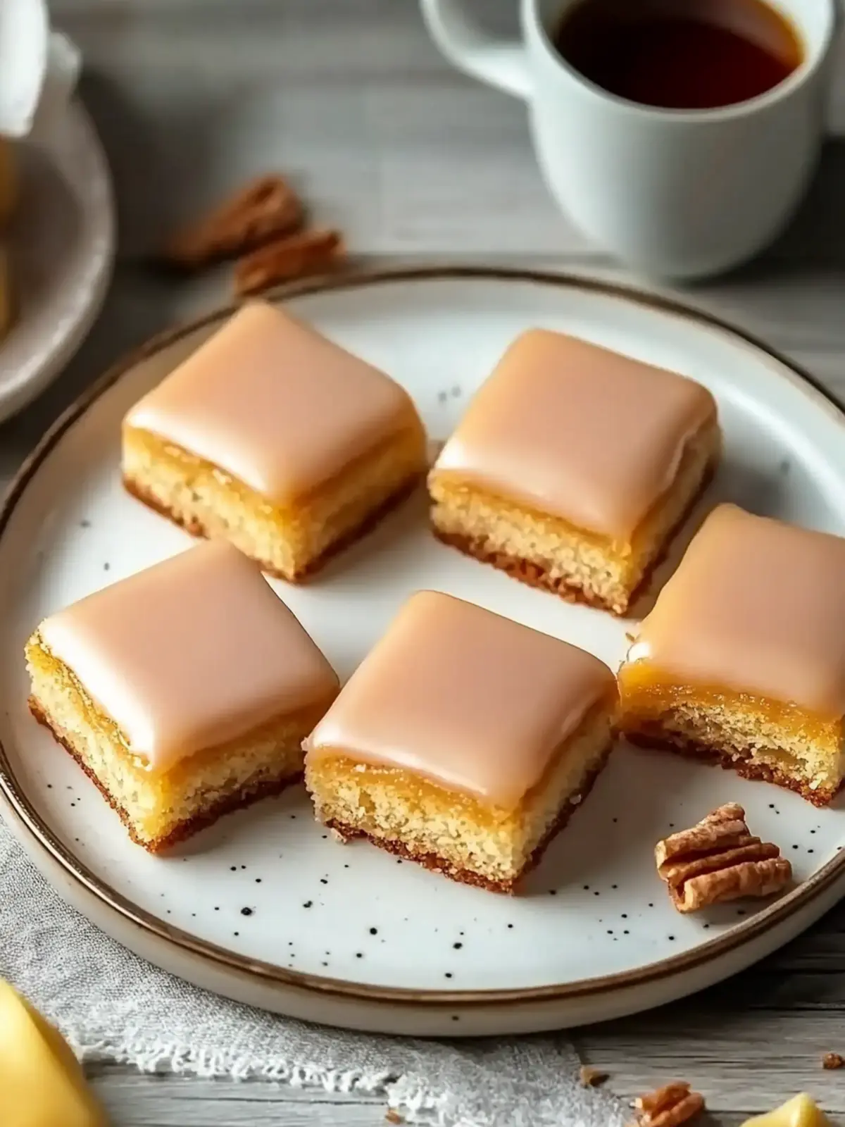 Baked Maple Donut Bars