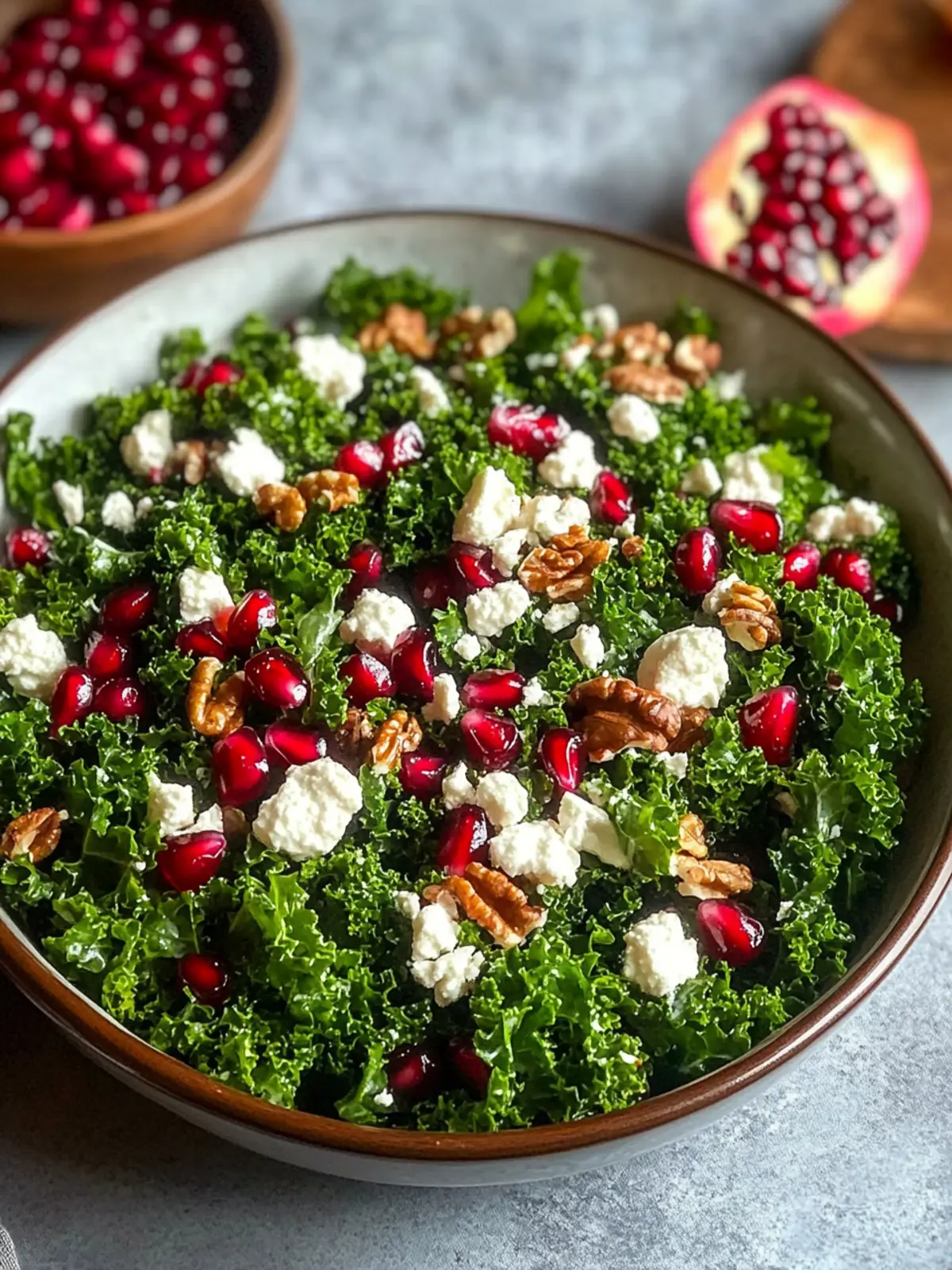 Delicious Pomegranate Kale Salad for a Festive Feast 2 Pomegranate Kale Salad