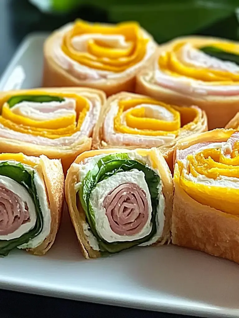 Star-Shaped Deli Roll-ups