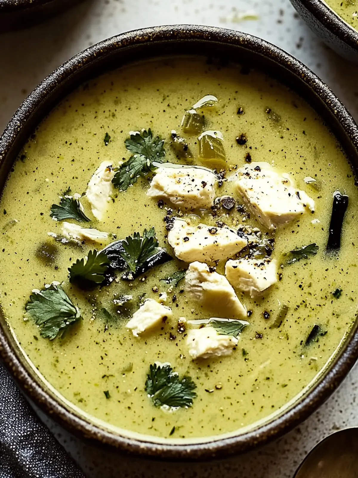 Roasted Poblano Soup
