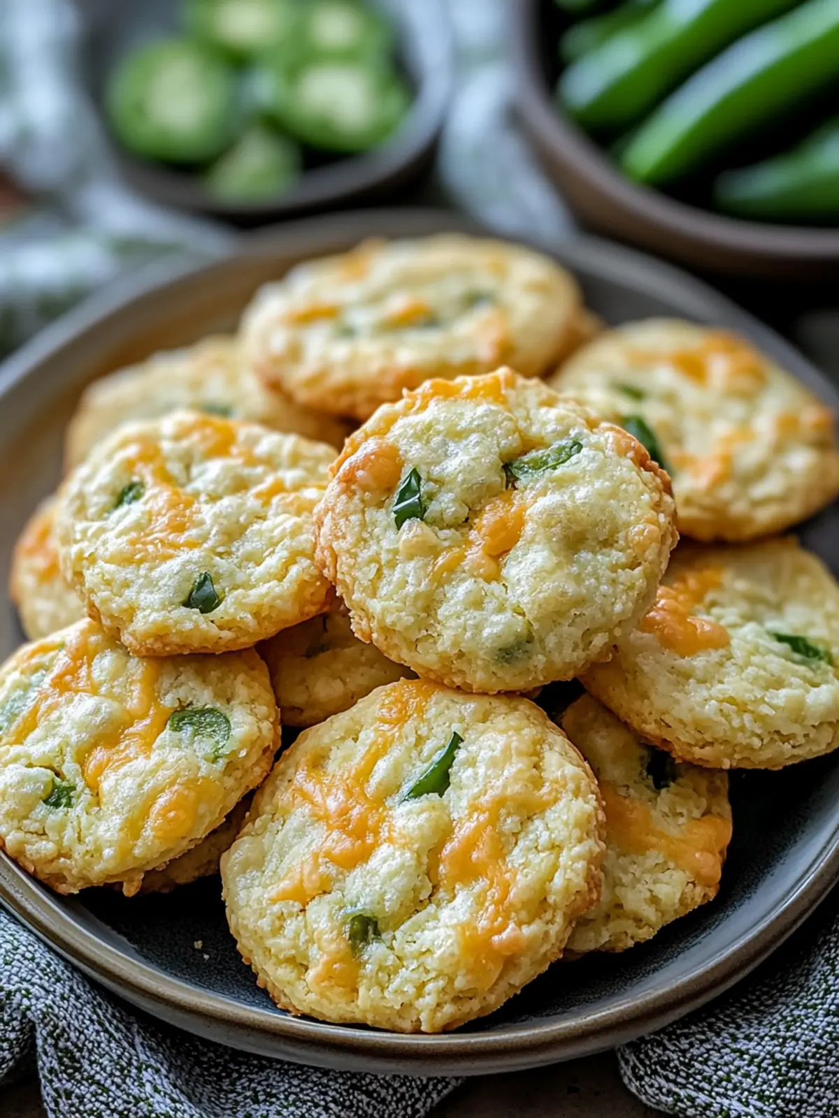 Cheesy Jalapeño Shortbread: A Savory Snack with a Kick 3 Cheesy Jalapeño Shortbread