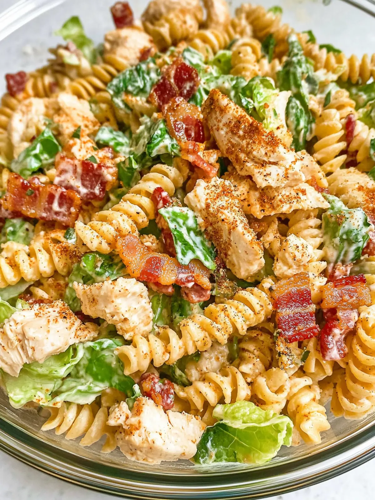 Ultimate Chicken Bacon Ranch Pasta Salad You’ll Crave Everyday 4 Chicken Bacon Ranch Pasta Salad