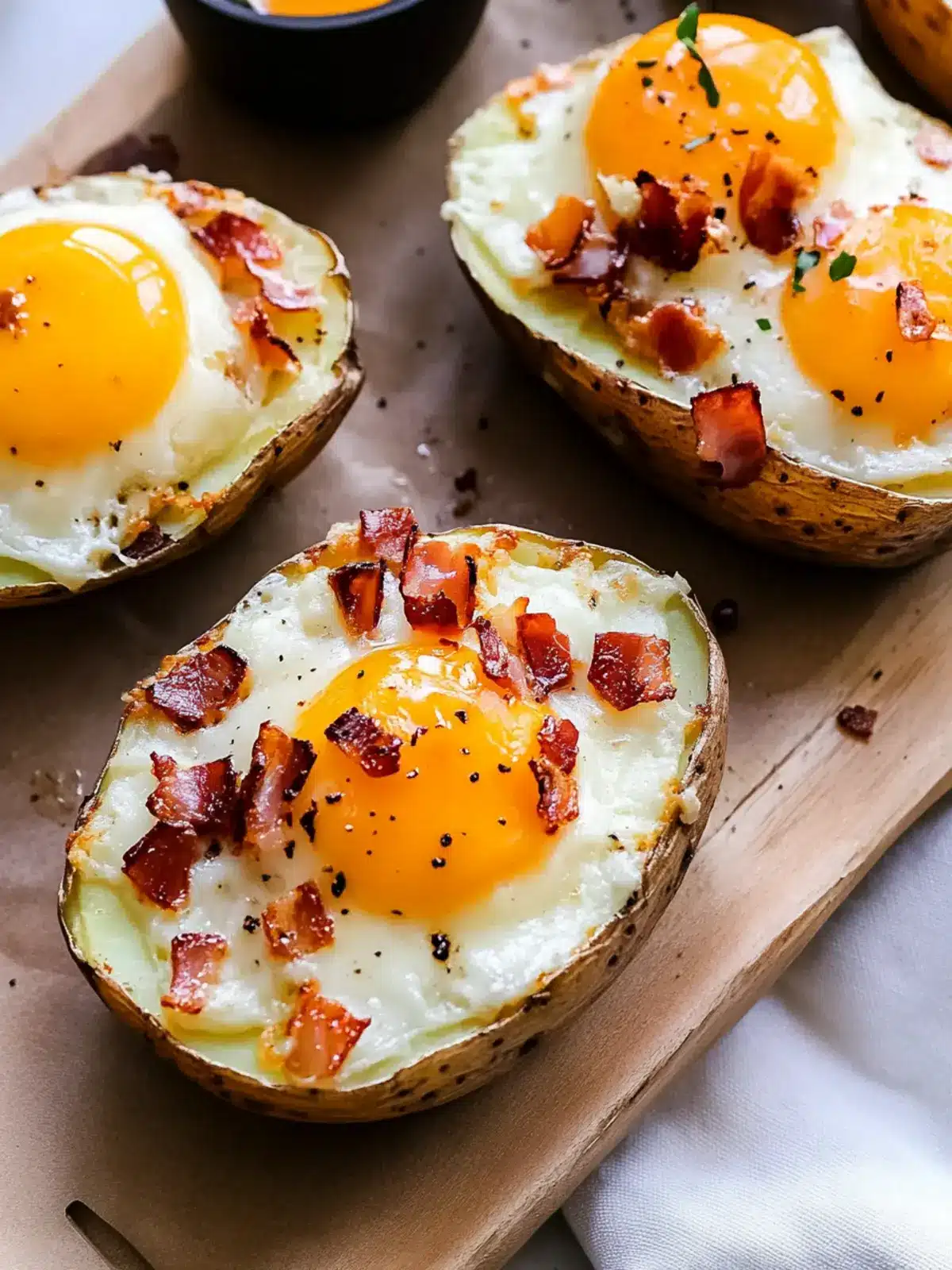 Baked Loaded Breakfast Potatoes
