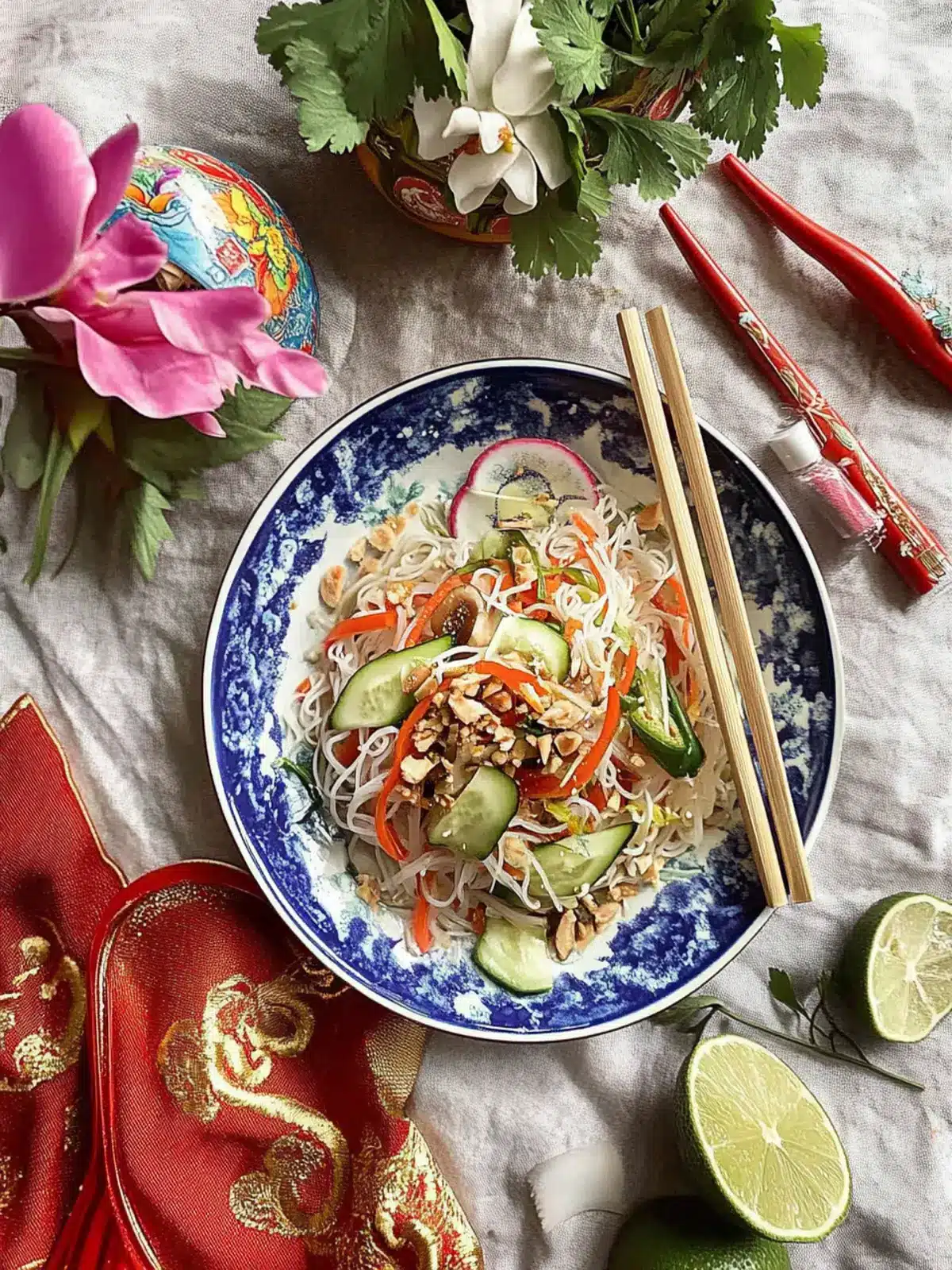 Savory Thai Vermicelli Noodle Salad Your Easy Festive Go-To 2 Thai Vermicelli Noodle Salad