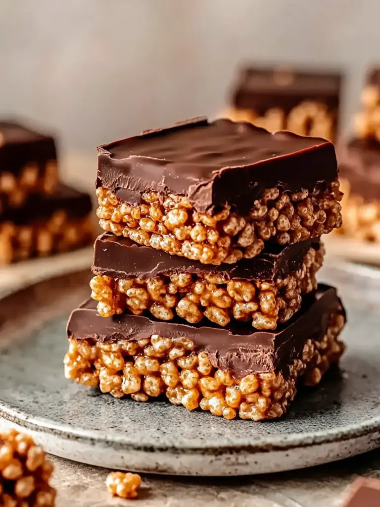 Chocolate Covered Rice Krispie Treats