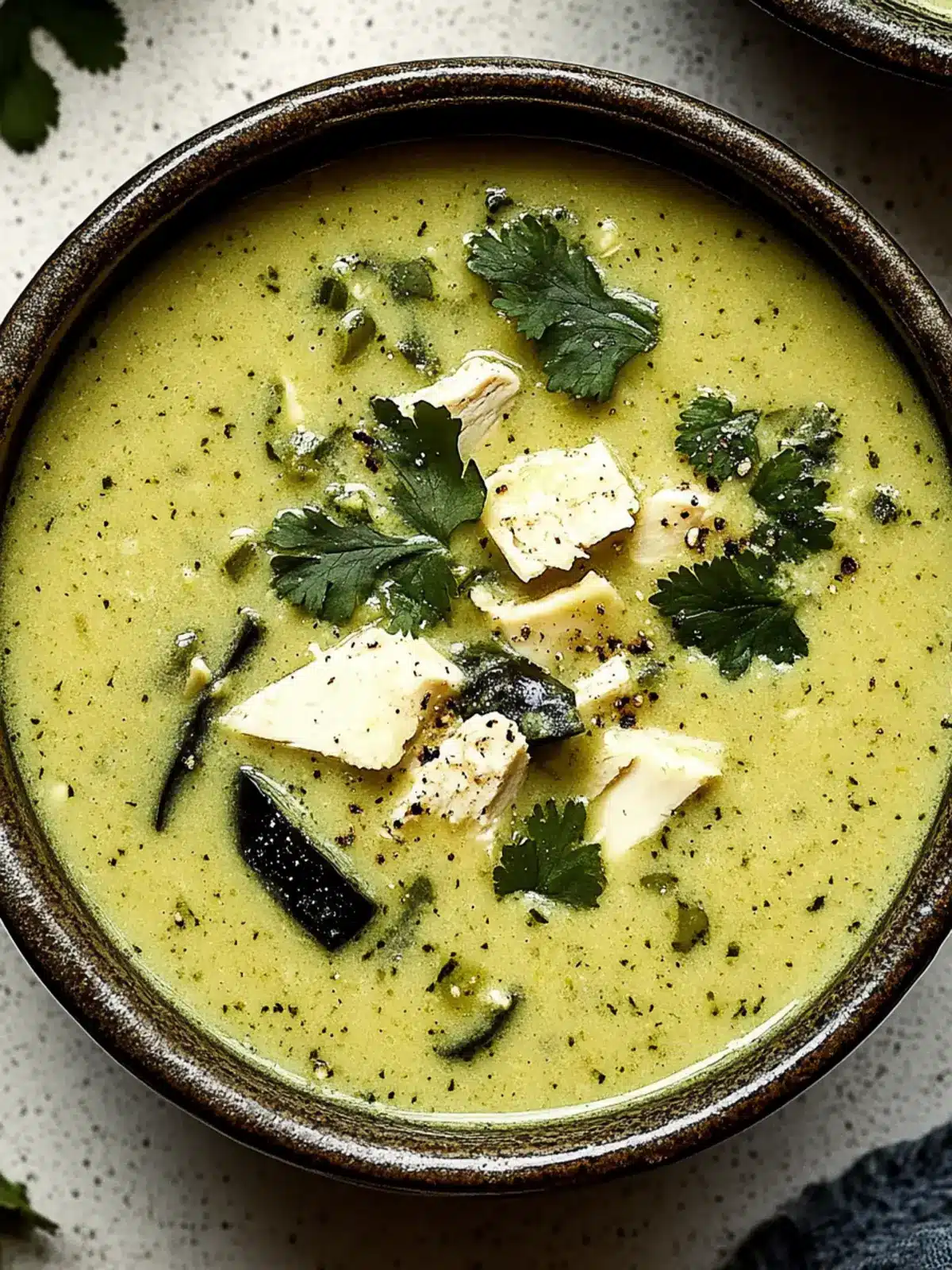 Roasted Poblano Soup