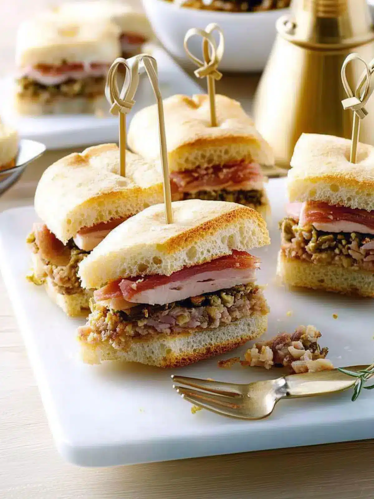 Mini Muffuletta Sandwiches That Will Wow Your Taste Buds 5 Mini Muffuletta