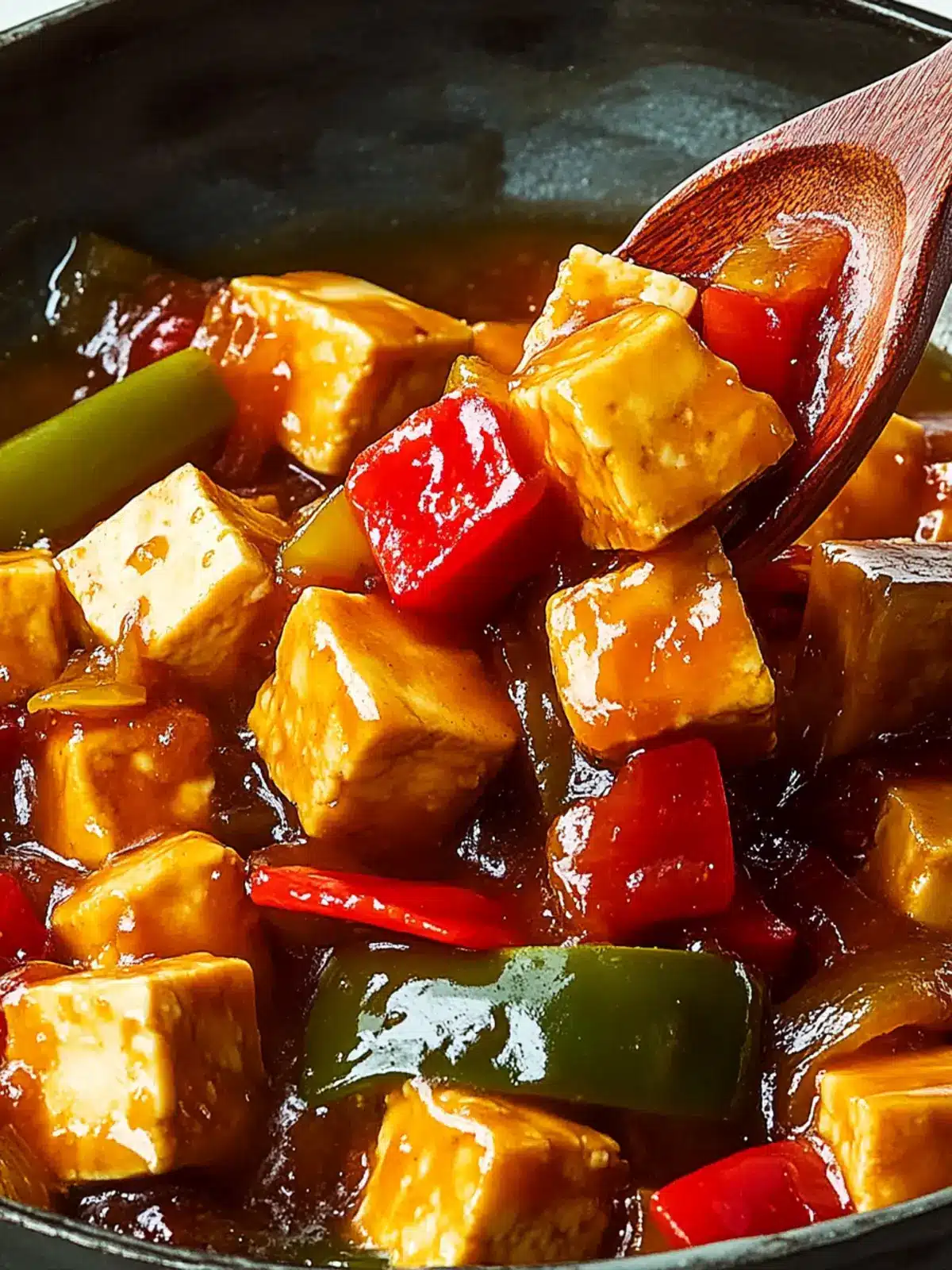 Delicious Sweet & Sour Tofu: A Crispy Vegan Delight 4 Sweet & Sour Tofu