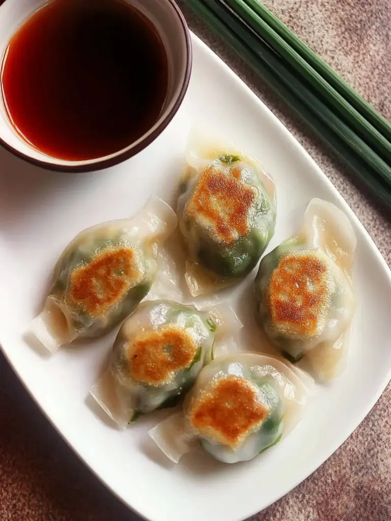 Chinese Chive Dumplings (Jiu Cai Jiao)