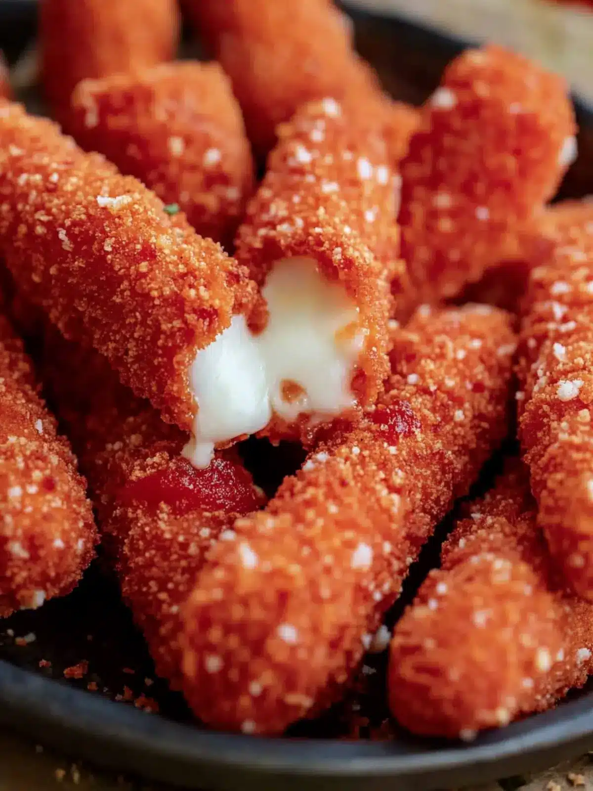 Spicy Hot Cheeto Mozzarella Sticks for Ultimate Snacking Fun 4 Hot Cheeto Mozzarella Sticks