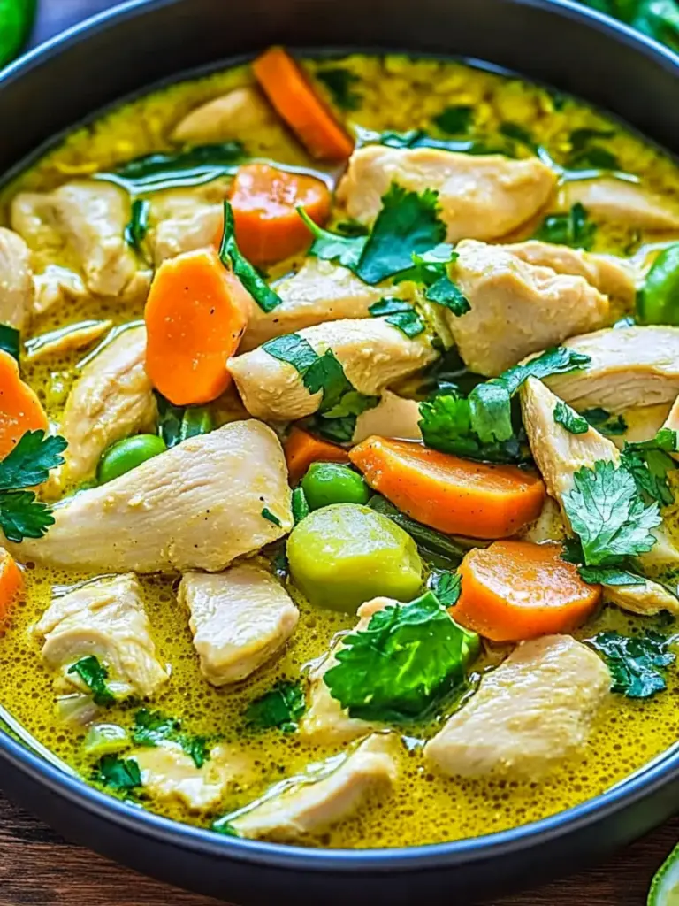 Green Thai Chicken Coconut Curry