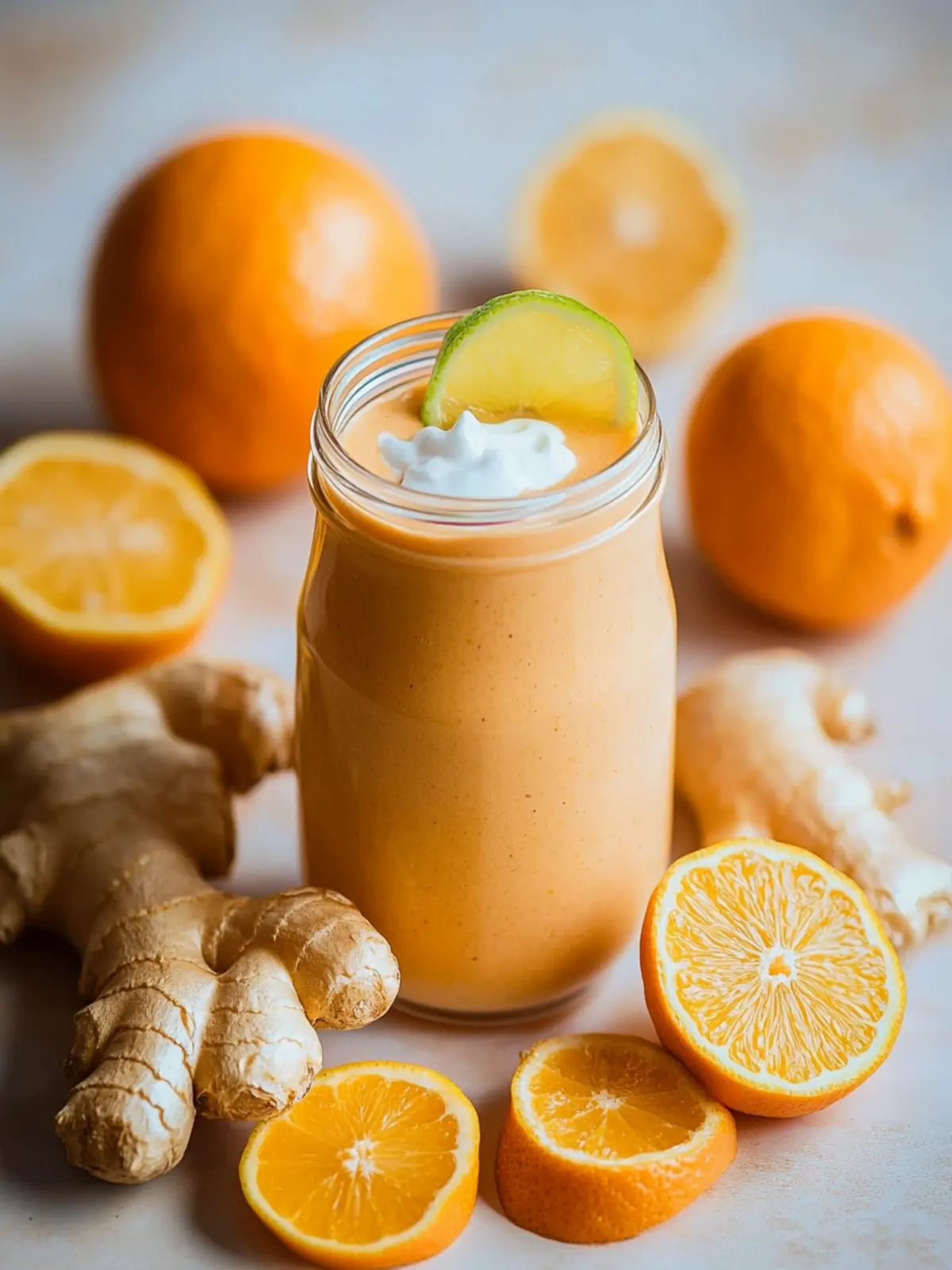 Revitalize Your Day with Citrus Ginger Revitalizing Smoothie 4 Citrus Ginger Revitalizing Smoothie