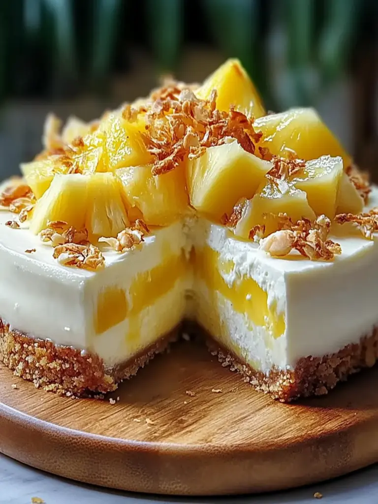 Pineapple Heaven Cheesecake