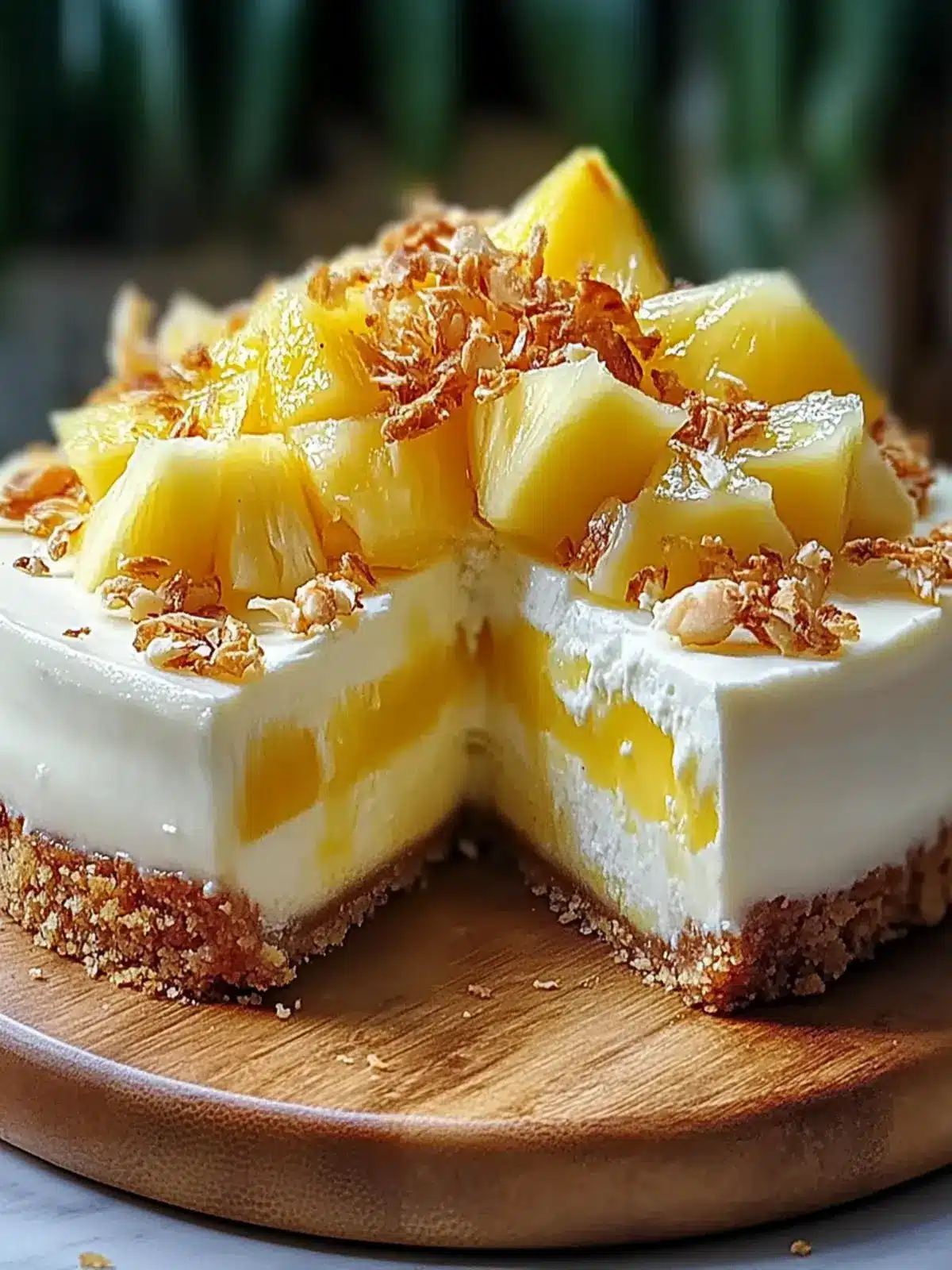 Pineapple Heaven Cheesecake: A Slice of Tropical Bliss 5 Pineapple Heaven Cheesecake