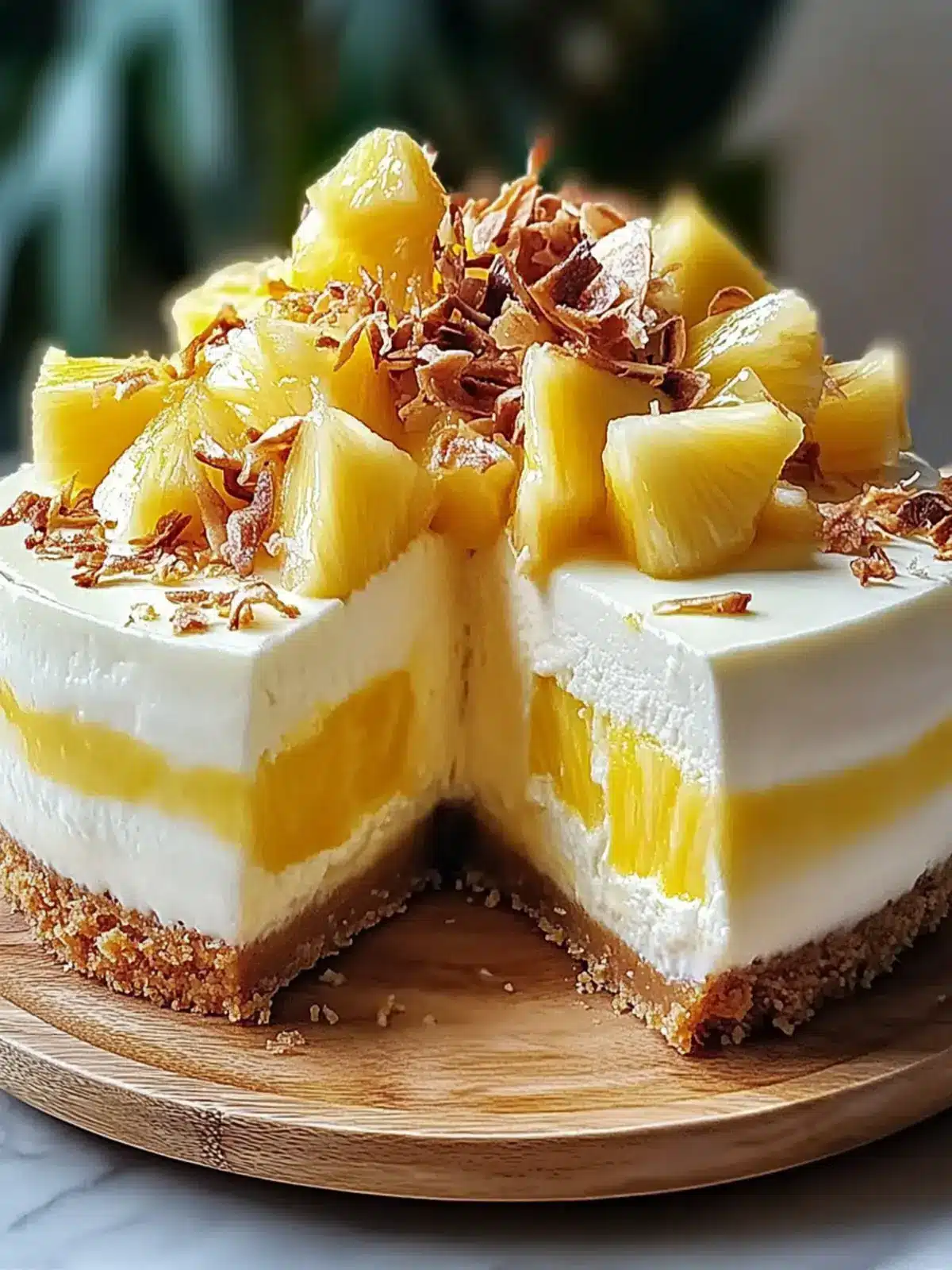 Pineapple Heaven Cheesecake: A Slice of Tropical Bliss 3 Pineapple Heaven Cheesecake