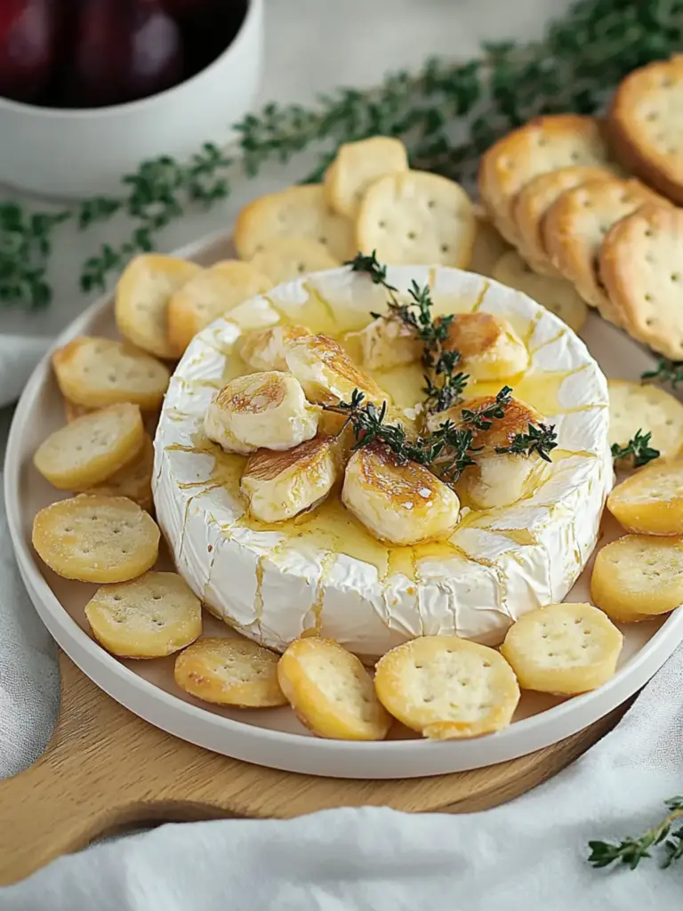 4 Ingredient Baked Brie