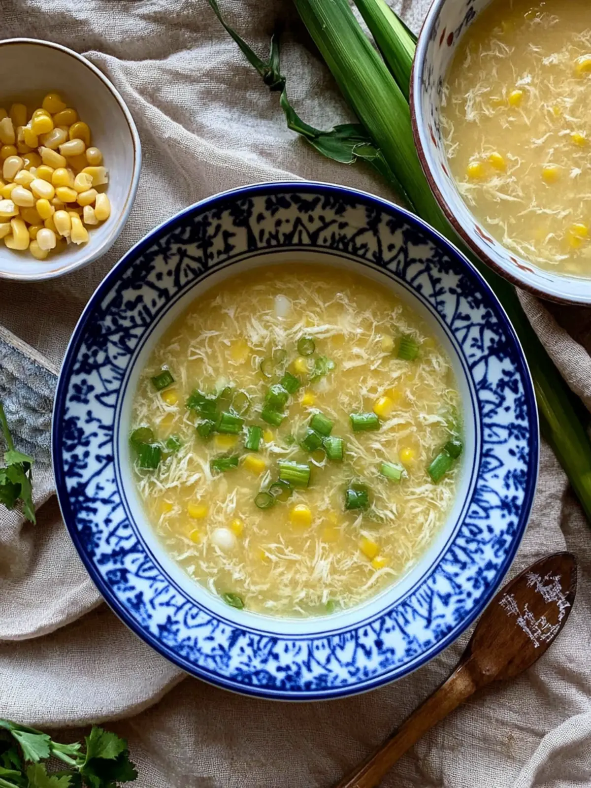 Delicious Corn Egg Drop Soup in Just 10 Minutes 2 Corn Egg Drop Soup (10-min)