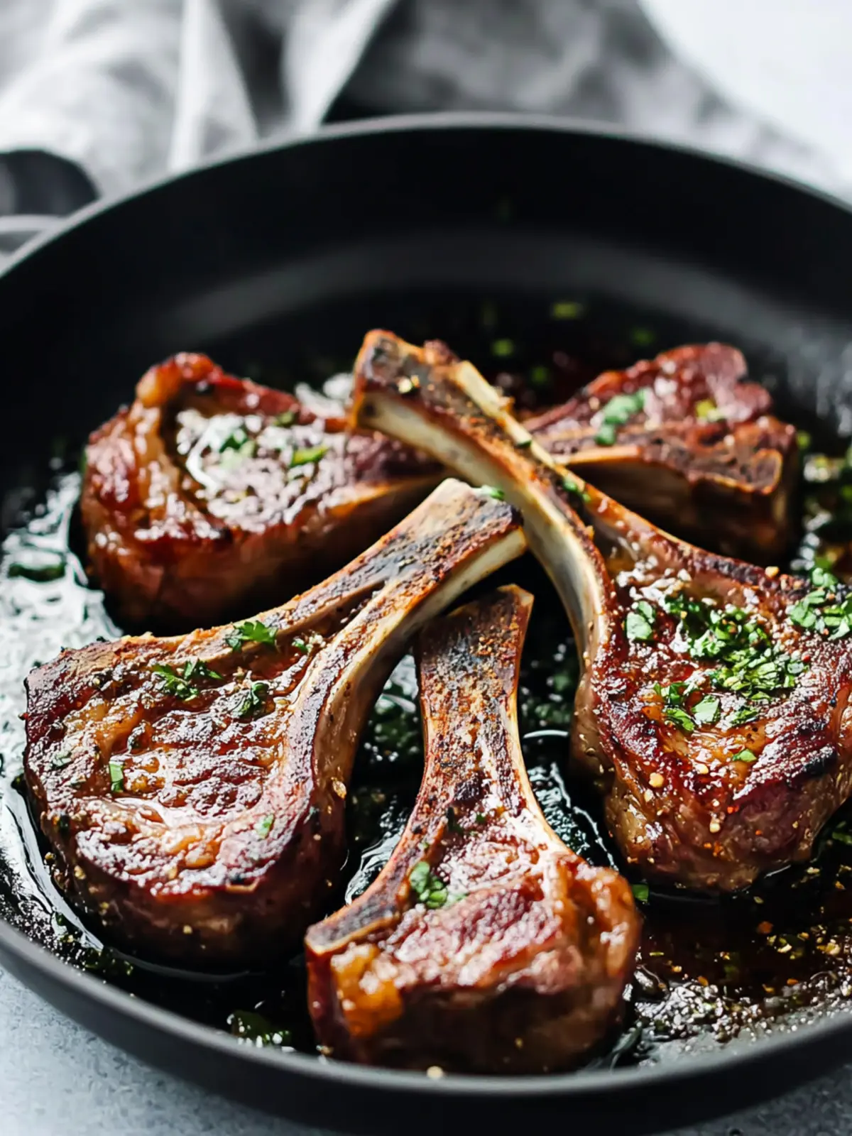 Garlic Butter Lamb Chops for Quick Weeknight Delight 3 Garlic Butter Lamb Chops