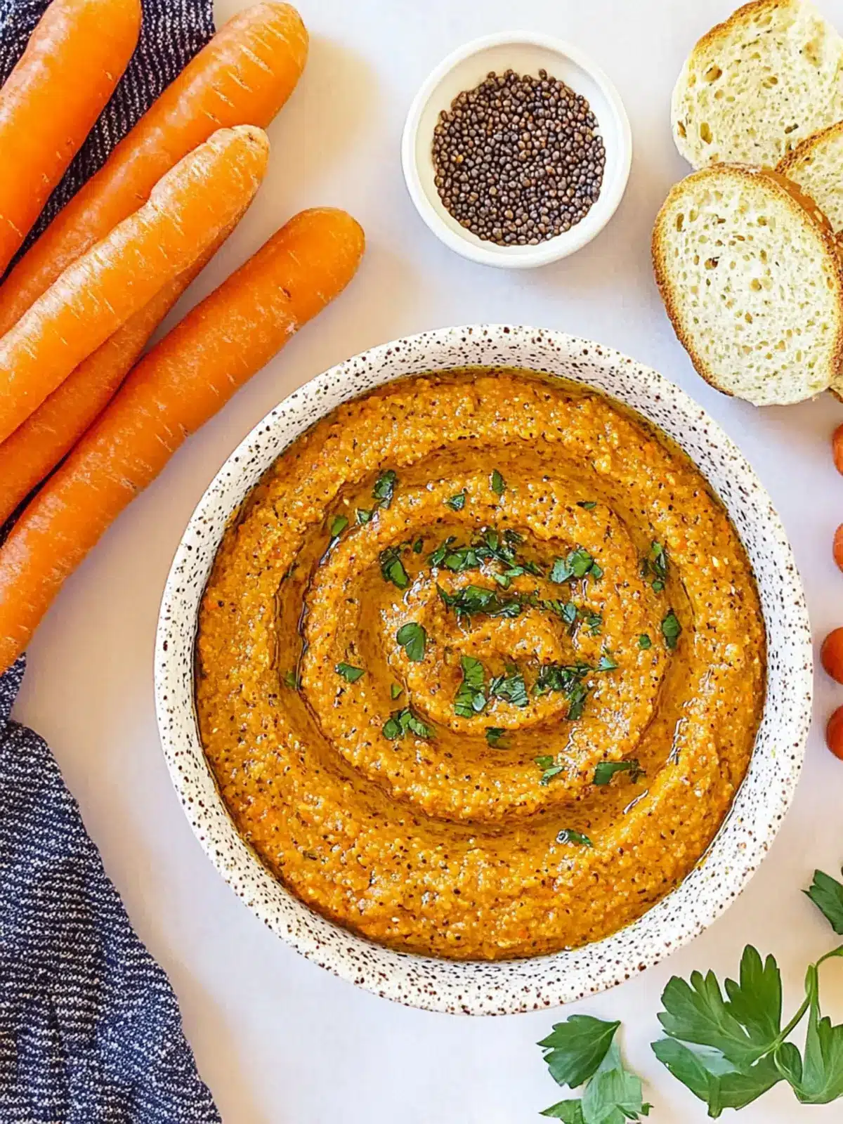 Easy Smoky Carrot Dip