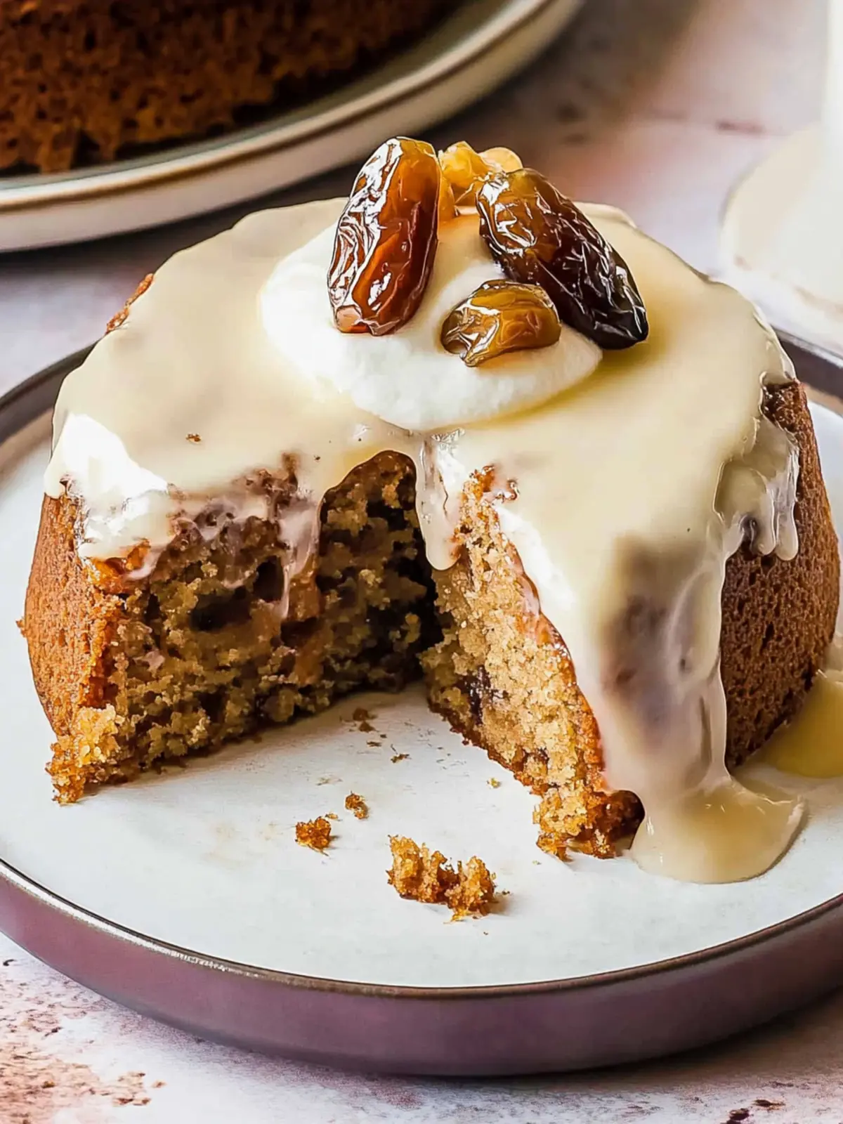 Deliciously Moist Date Cake with Irresistible Toffee Sauce 2 Date Cake