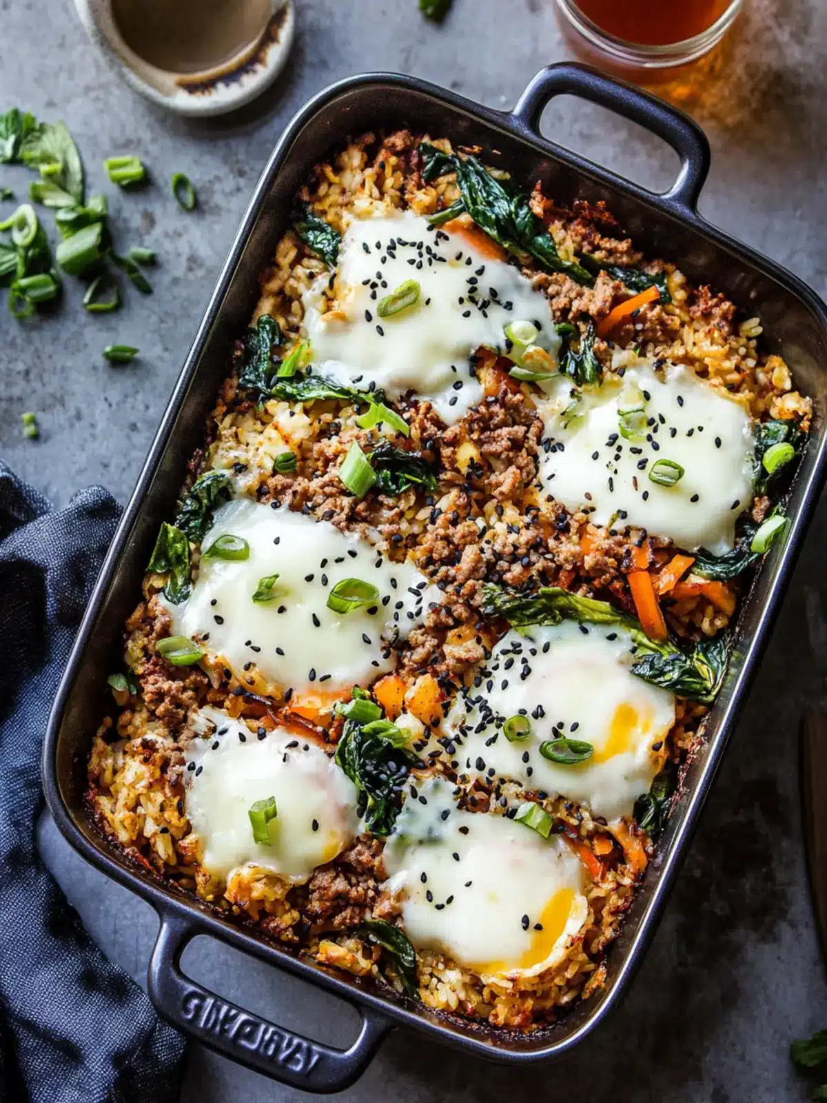 Bibimbap Casserole with Ground Pork: Your New Cozy Favorite 2 Bibimbap Casserole with Ground Pork