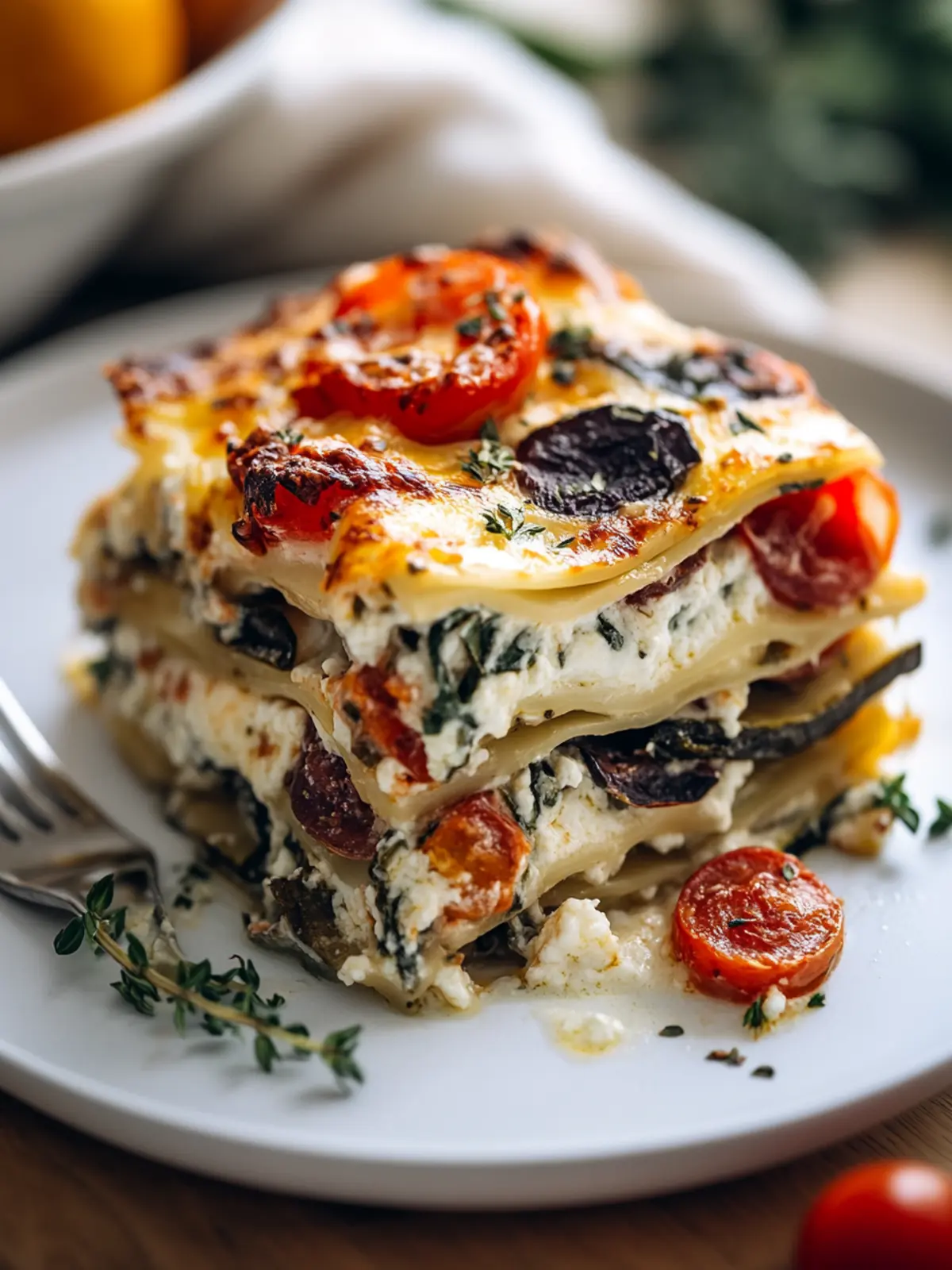 Loaded Veggie White Lasagna: Comfort Food with a Healthy Twist 3 Loaded Veggie White Lasagna