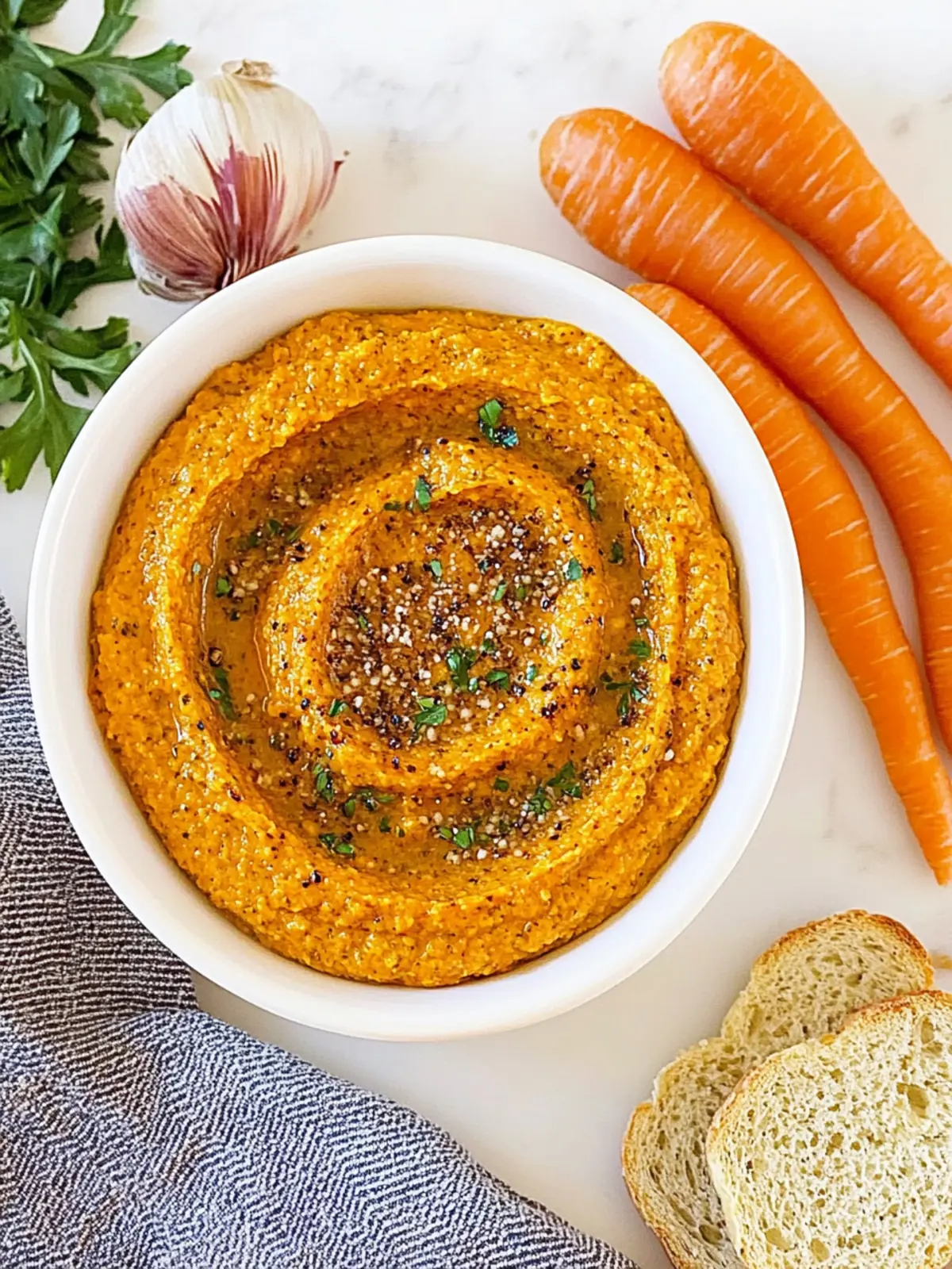 Easy Smoky Carrot Dip