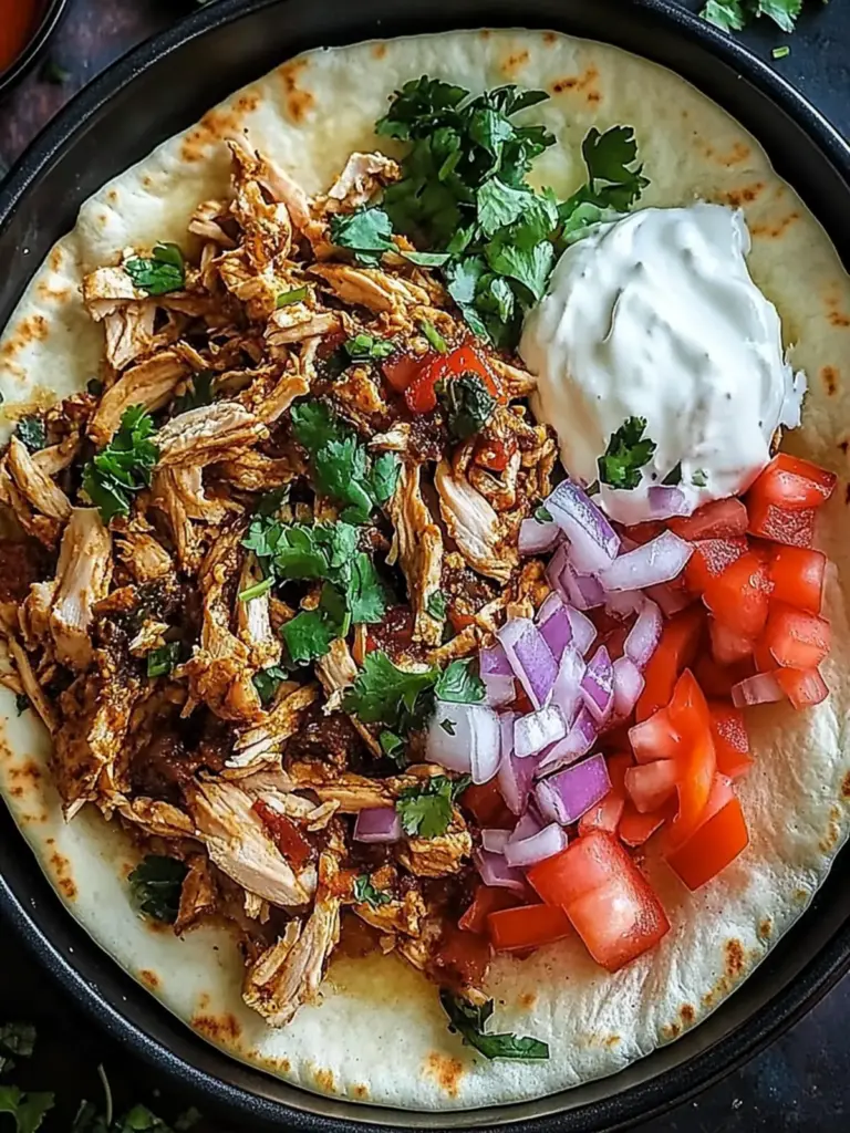 Slow Cooker Chicken Shawarma