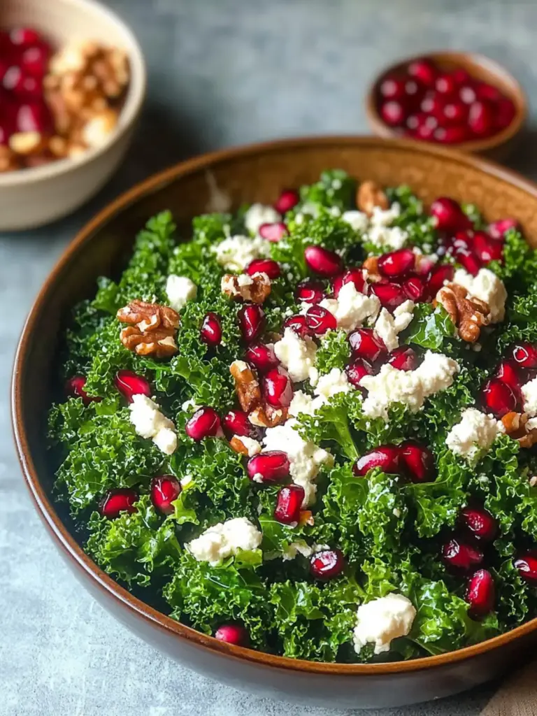 Pomegranate Kale Salad