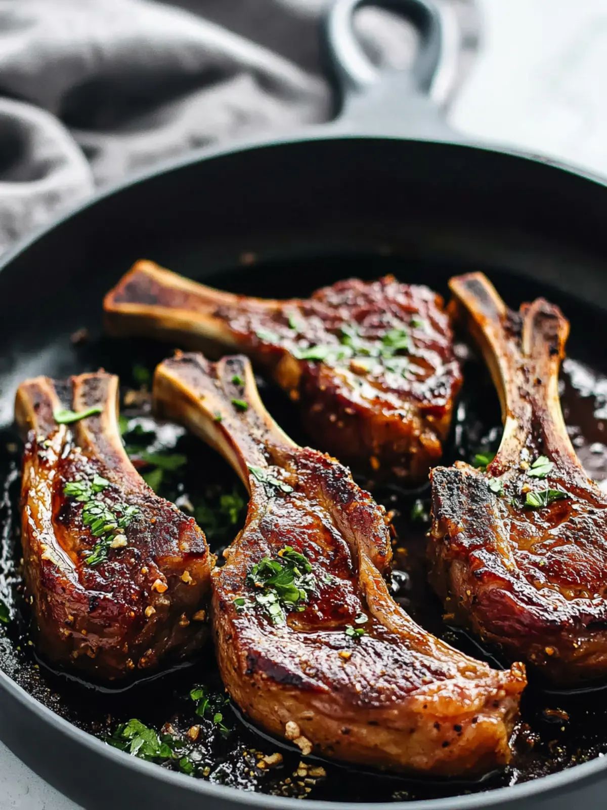 Garlic Butter Lamb Chops for Quick Weeknight Delight 2 Garlic Butter Lamb Chops