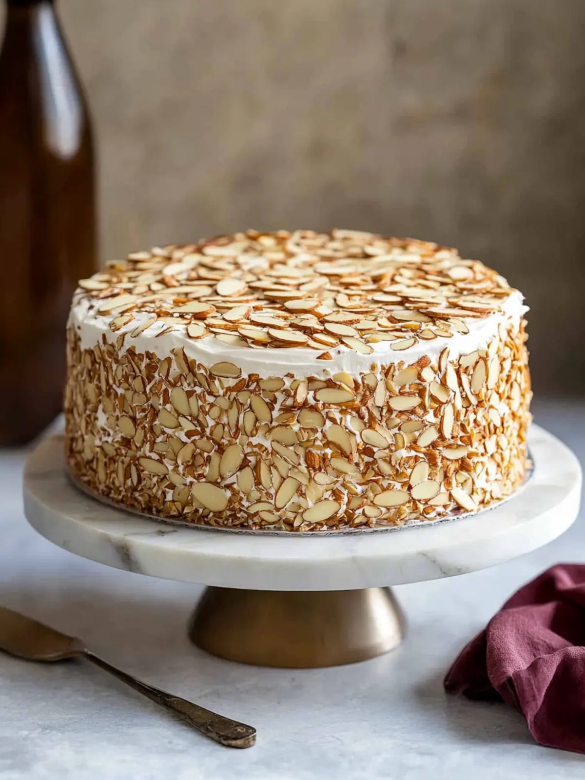 Delicious Toasted Almond Cream Cake to Elevate Your Baking Game 3 Toasted Almond Cream Cake