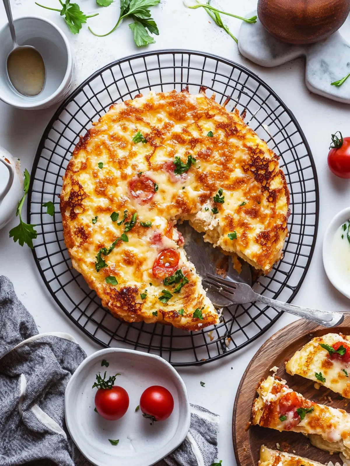 Savoury Baked French Toast