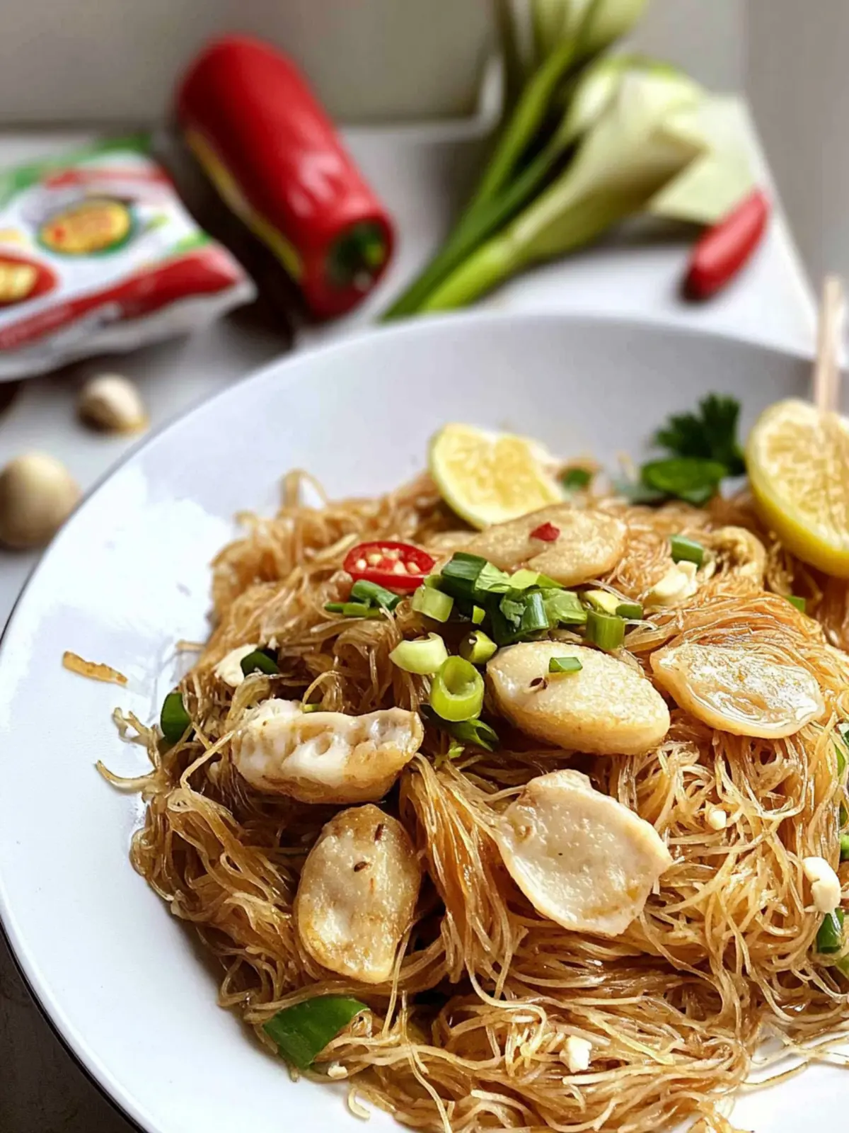 Spicy Singapore Mee Siam Goreng: A Breakfast Delight Delivered! 4 Singapore Mee Siam Goreng