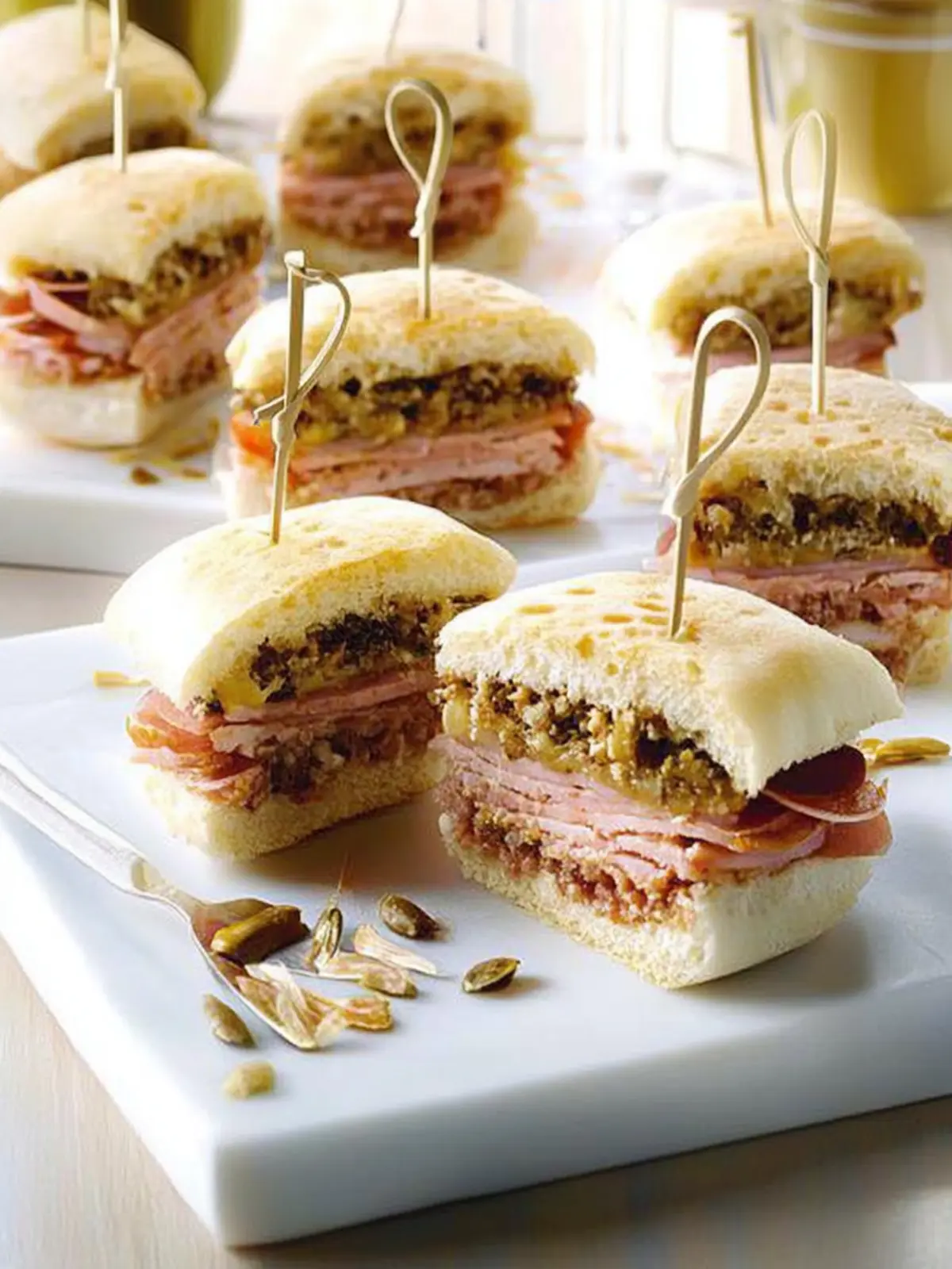 Mini Muffuletta Sandwiches That Will Wow Your Taste Buds 4 Mini Muffuletta