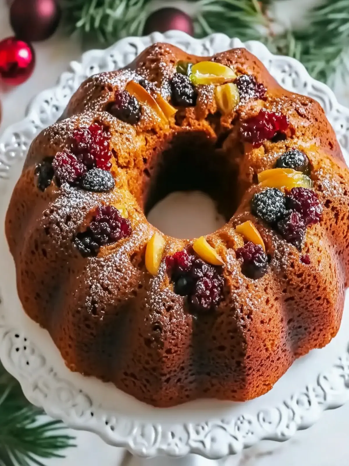 Festive Christmas Fruit Bundt Cake That Impresses Every Guest 3 Christmas Fruit Bundt Cake