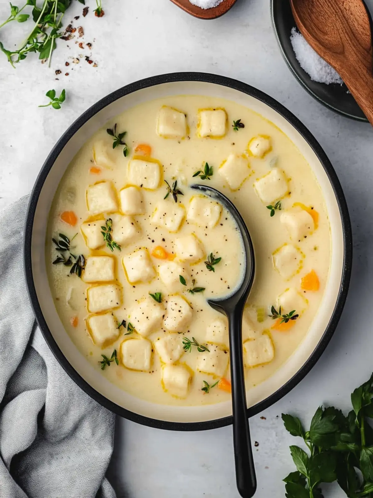 Cozy Up with Creamy Knoephla Soup: Easy Comfort Food Bliss 3 Creamy Knoephla Soup