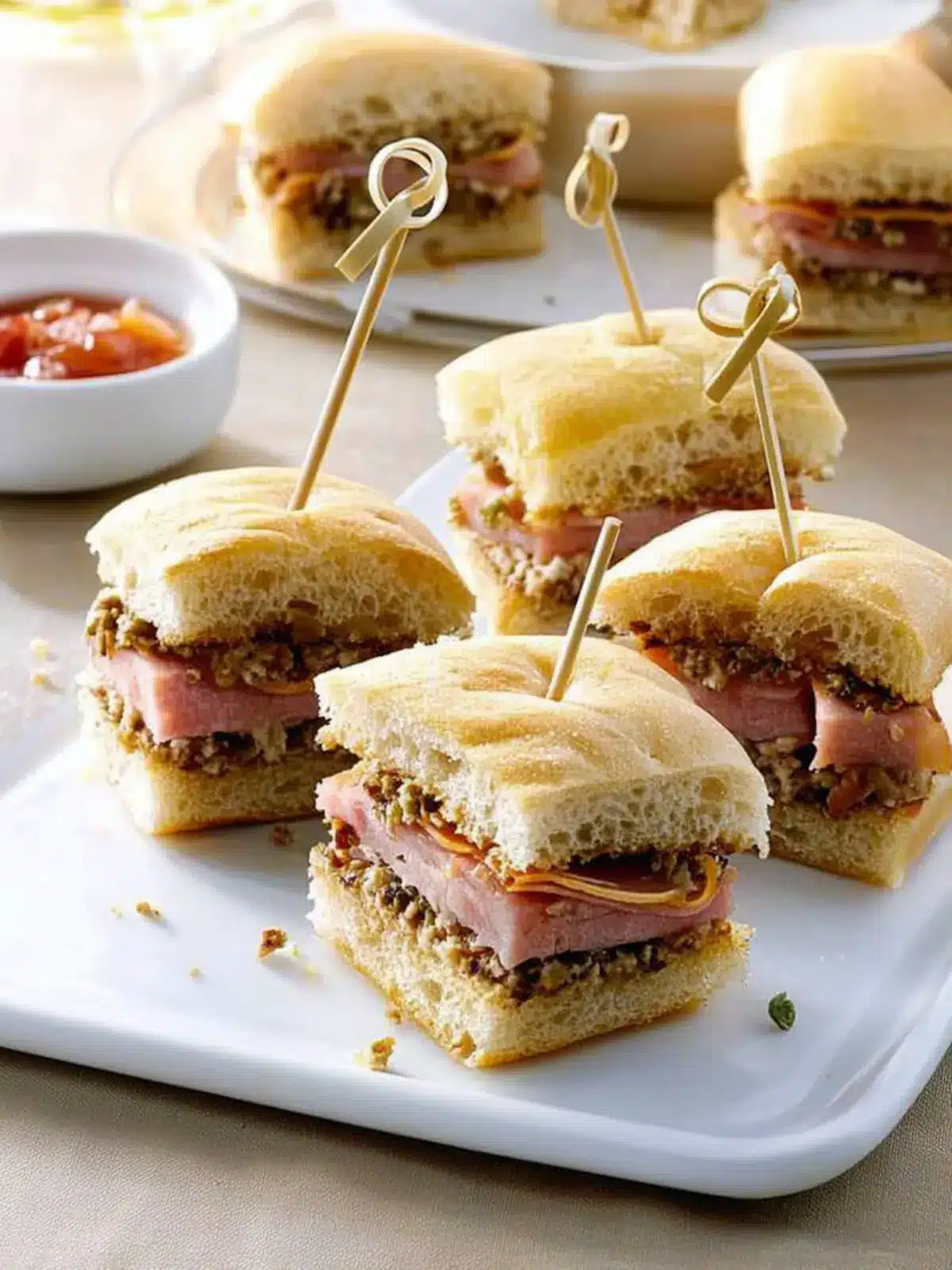 Mini Muffuletta Sandwiches That Will Wow Your Taste Buds 2 Mini Muffuletta