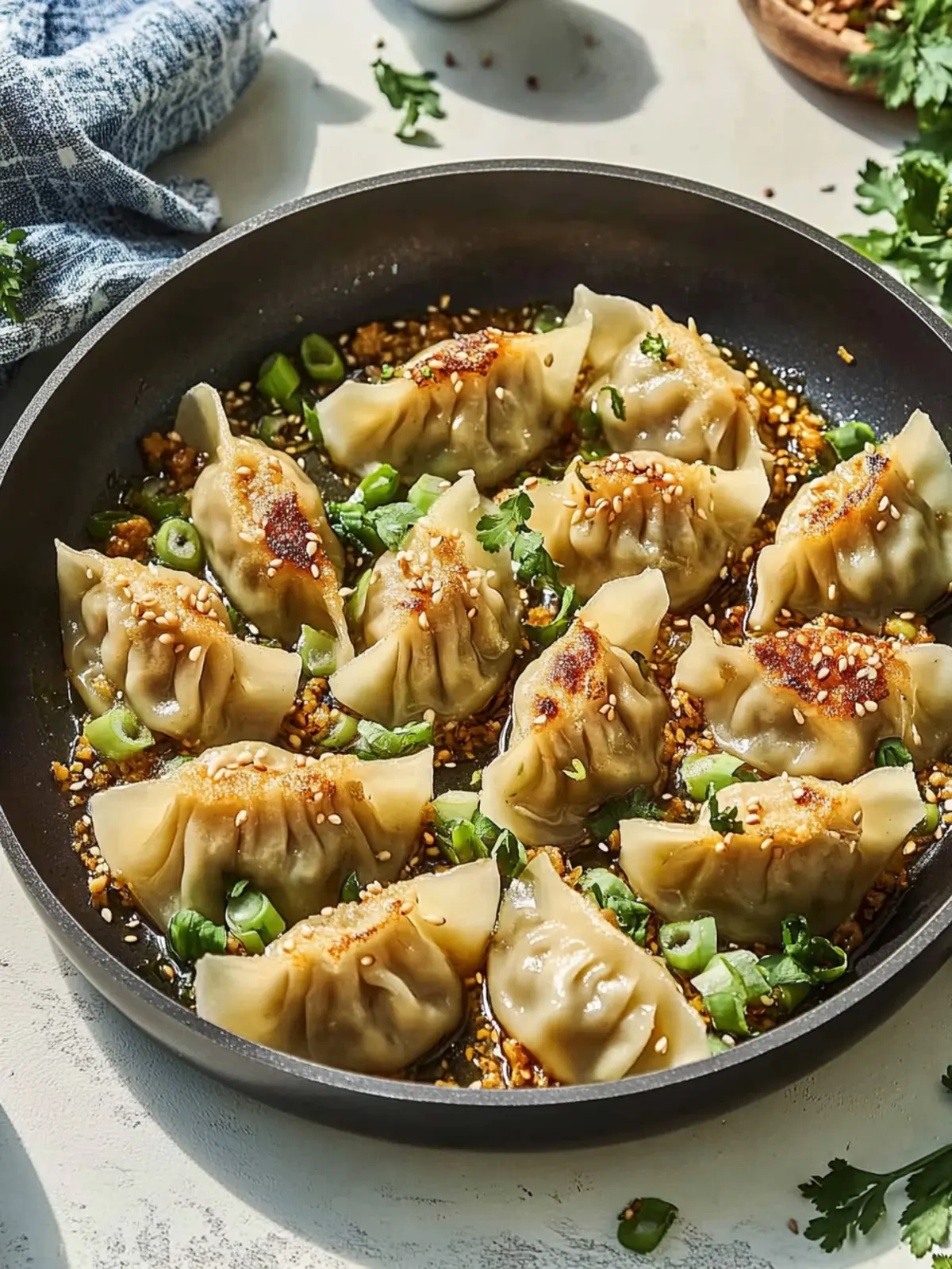 One Pan Dumpling Dinner: Quick, Flavor-Packed Veggie Delight 4 One Pan Dumpling Dinner