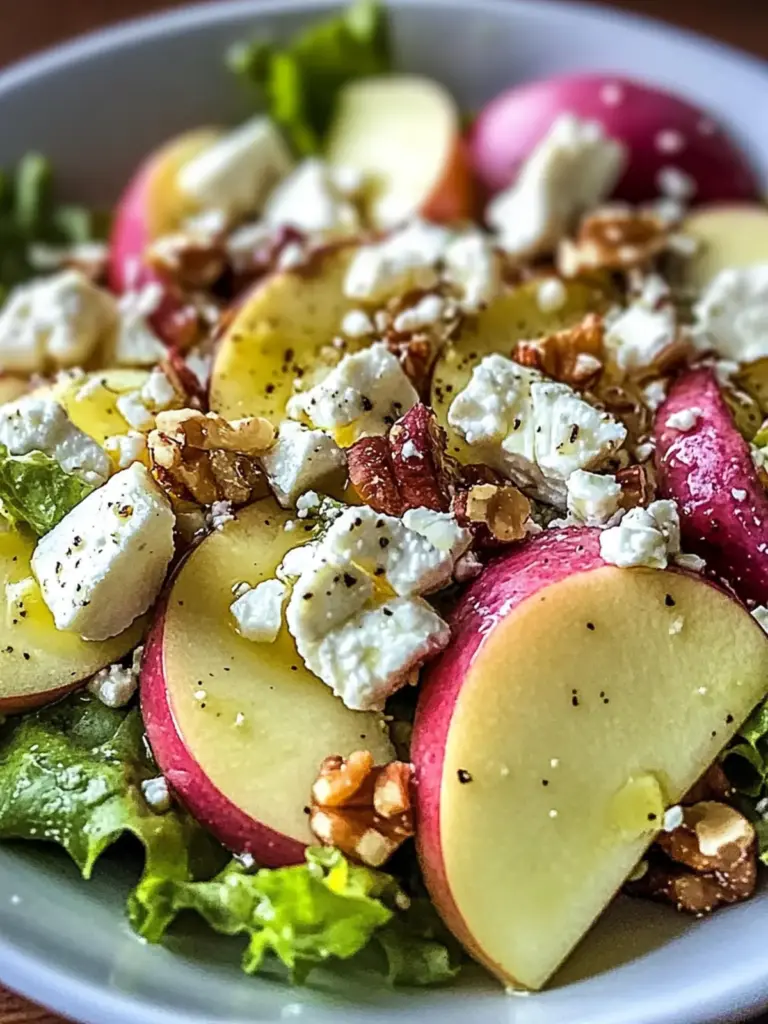 Honeycrisp Apple and Feta Salad