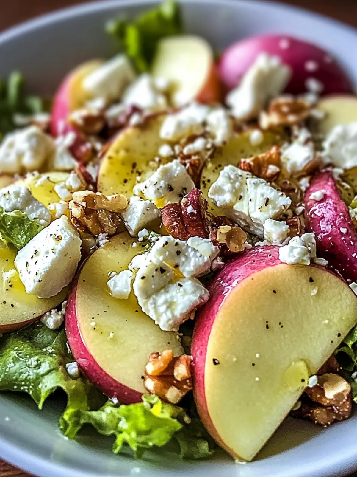 Honeycrisp Apple and Feta Salad for a Crisp, Refreshing Meal 5 Honeycrisp Apple and Feta Salad