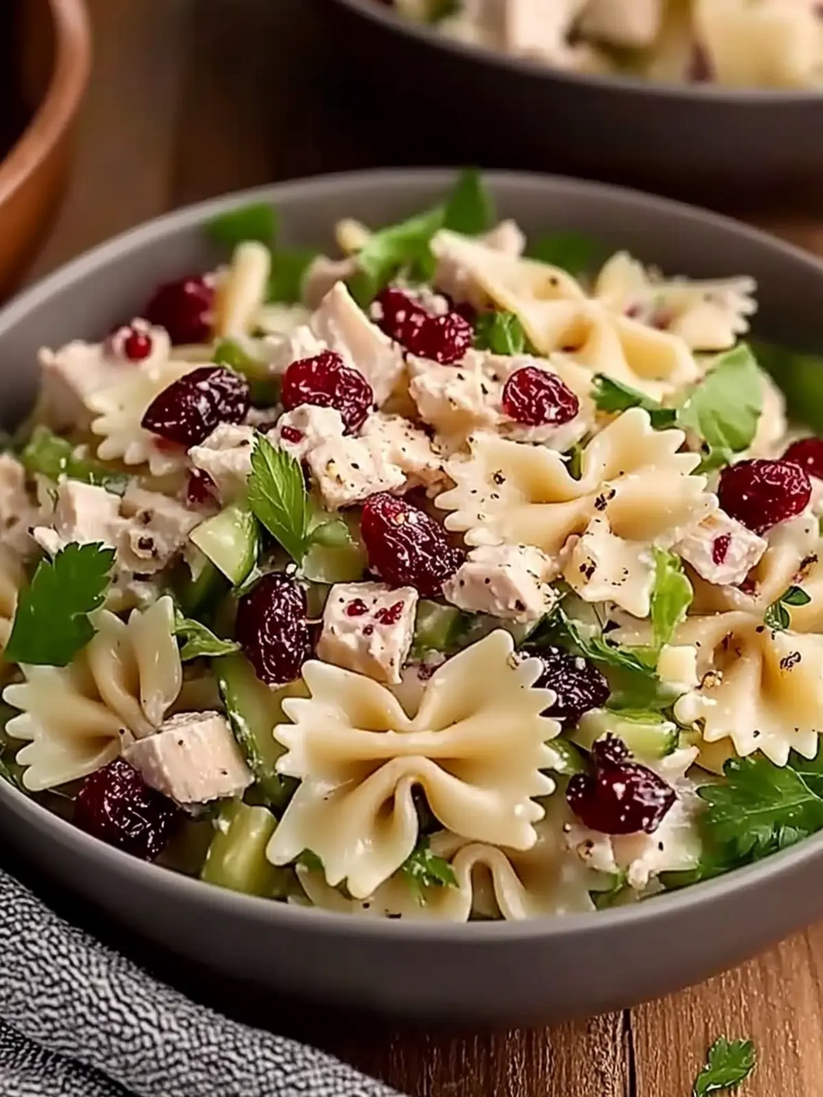 Bow-Tie Cranberry Pasta Salad: Your New Summer Favorite! 2 Bow-Tie Cranberry Pasta Salad
